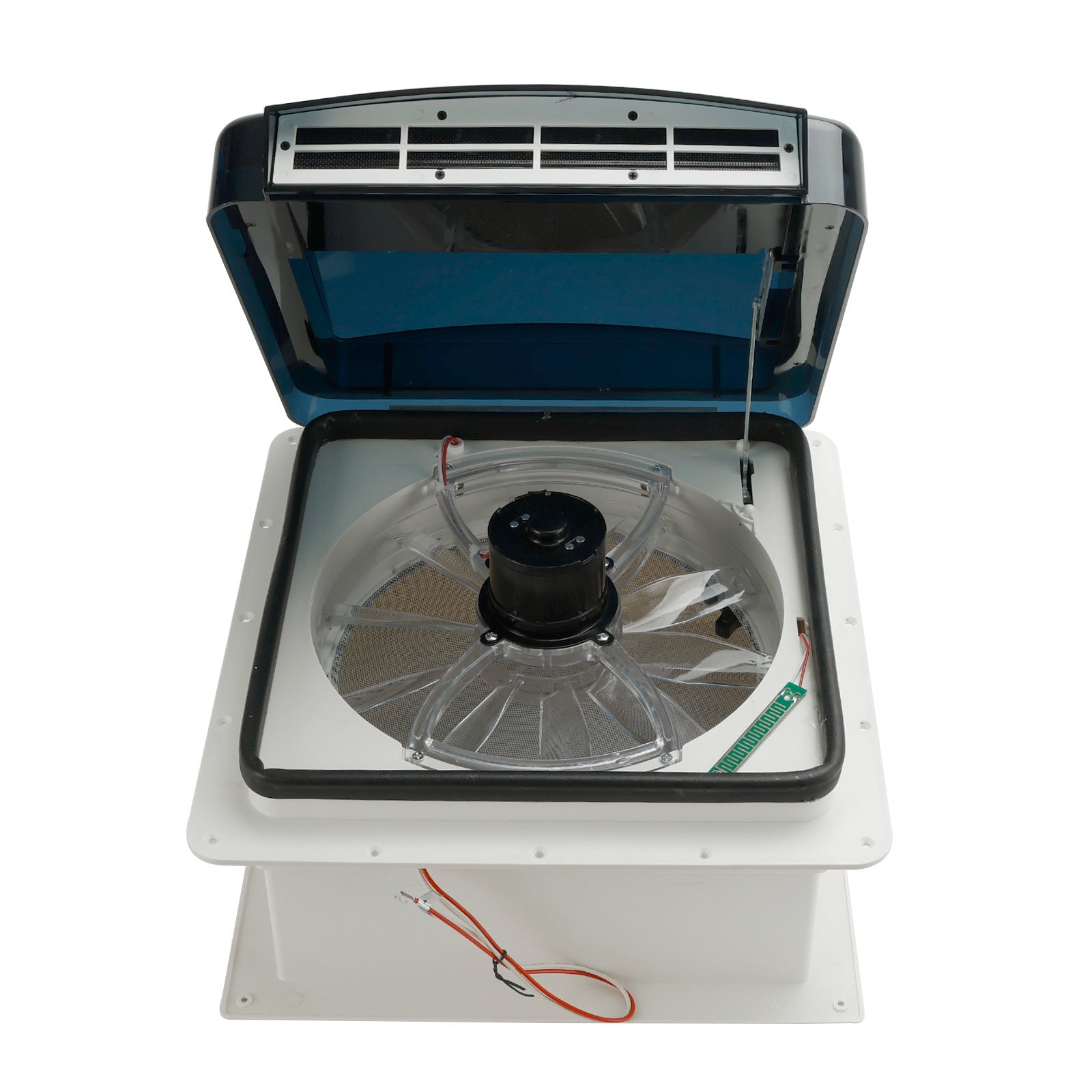 14 "RV Caravan Dakventilatie RV Fan 12V Dakraam Met Afstandsbediening 10 Snelheden