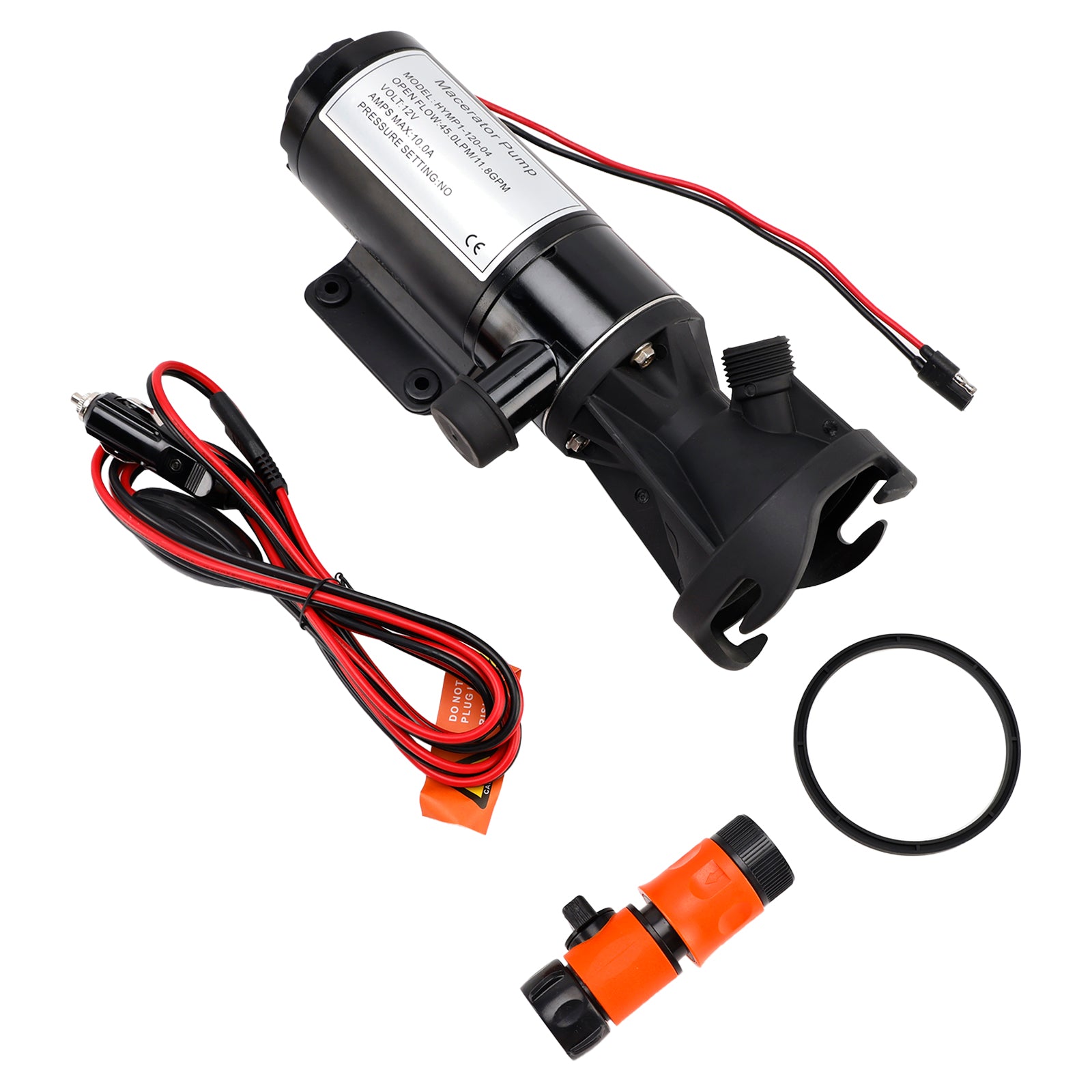 Portable Macerator Waste Pump 18555-000A for Camper RV 12V DC