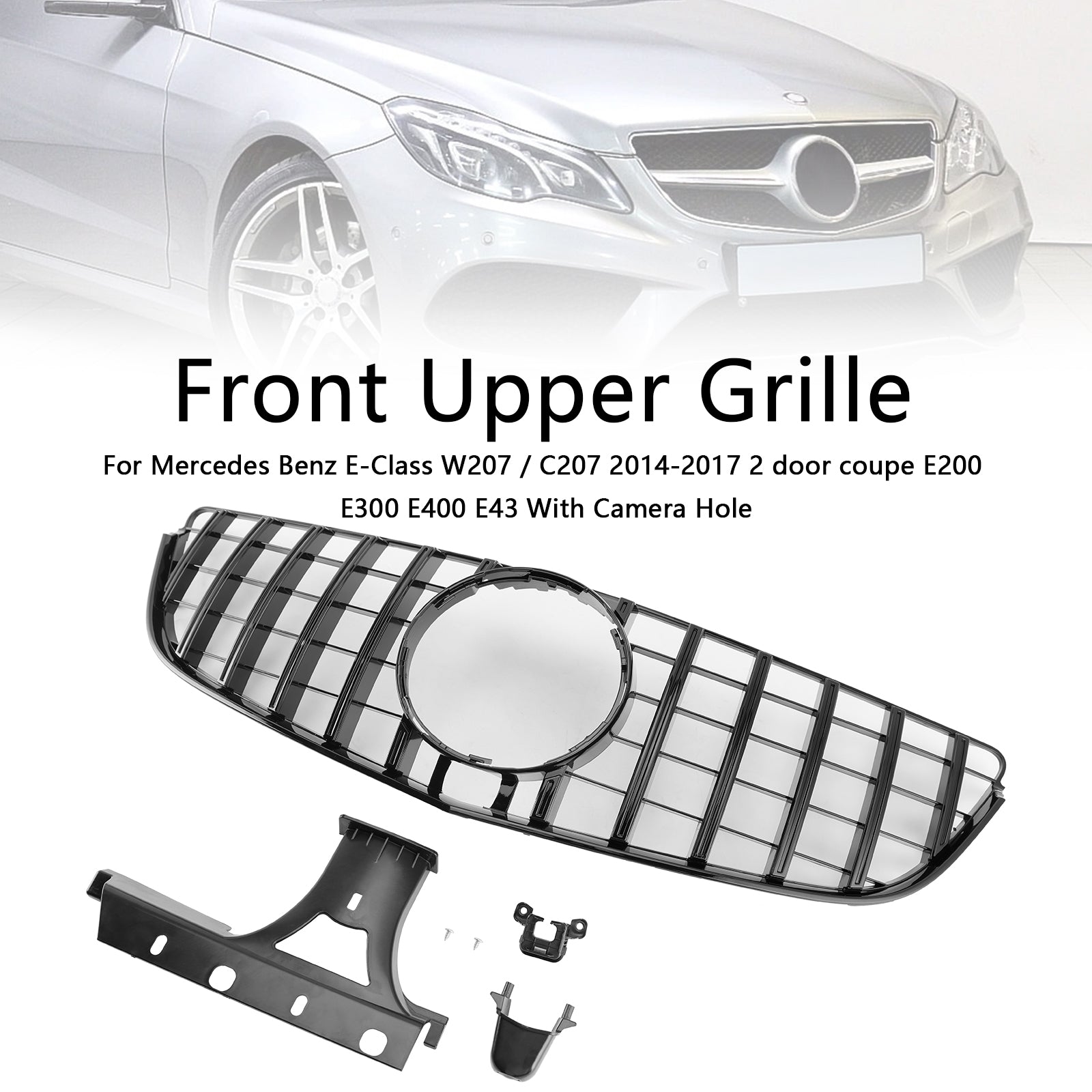 Mercedes E-KLASSE 2014-2017 W207 Coupé GT-stijl voorbumpergrille