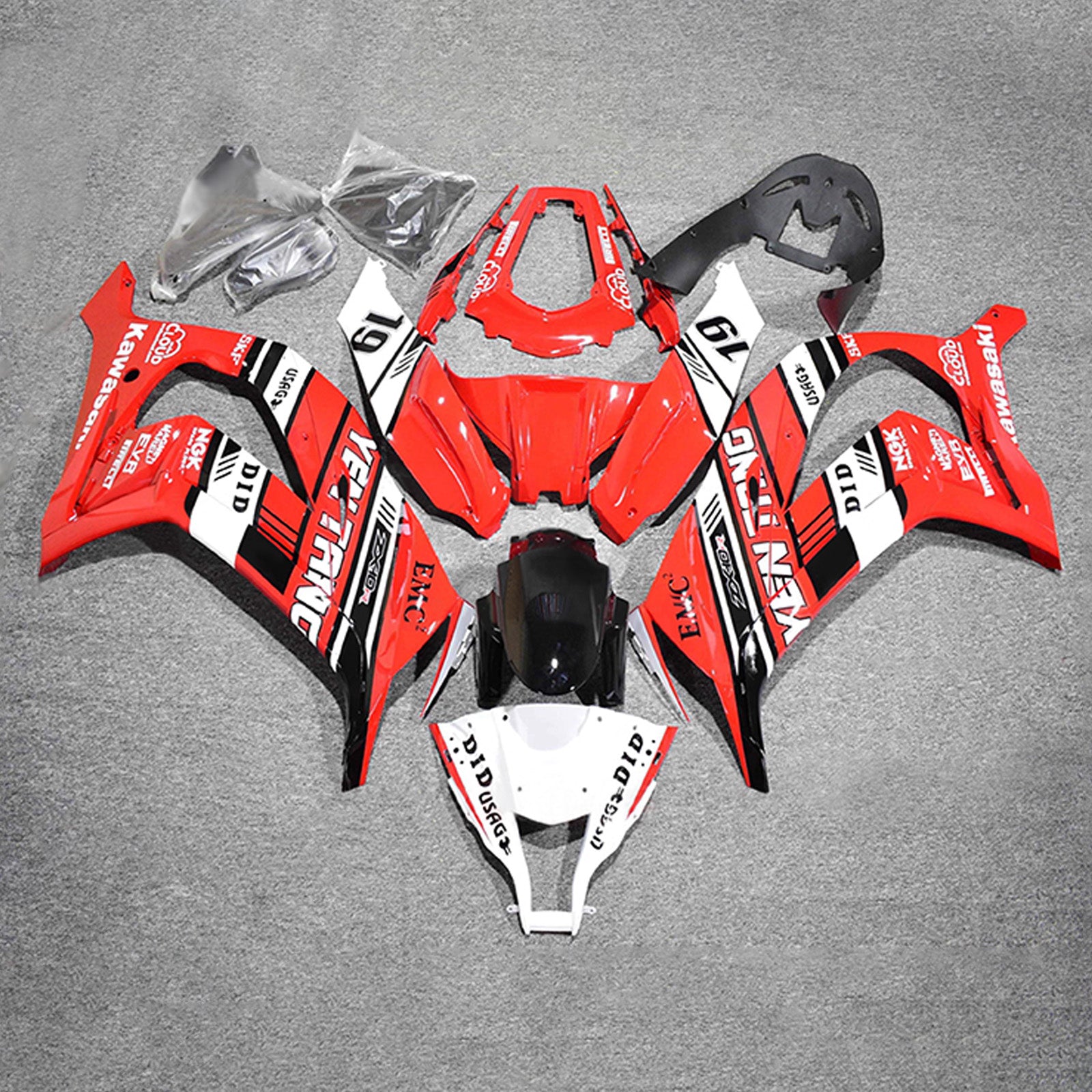 Kit carena iniezione carrozzeria in plastica ABS adatta per Kawasaki ZX10R 2011-2015