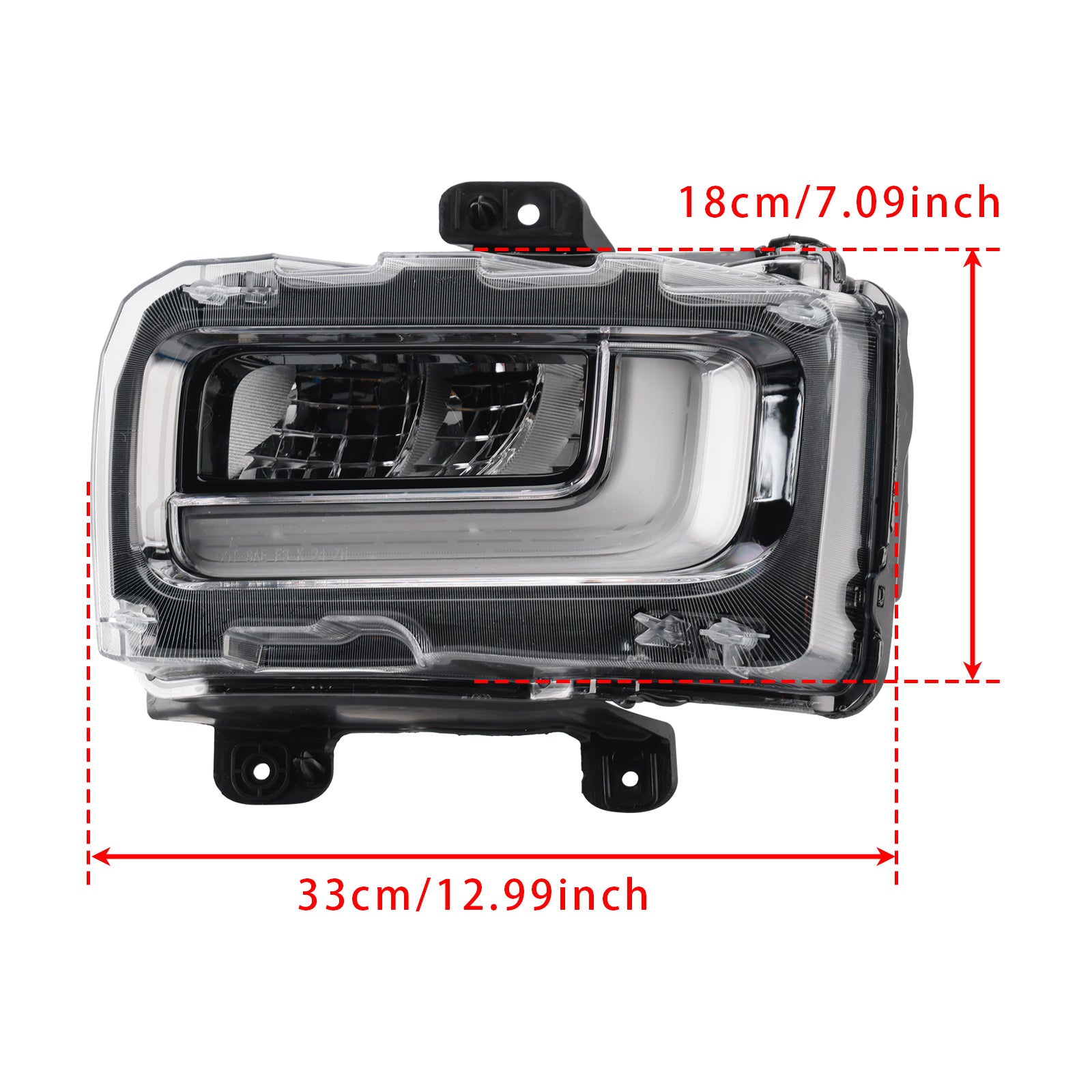 2024-2025 Ford F150 Pair LED Front Fog Light Lamp RL3415A254AB RL3415A254AC