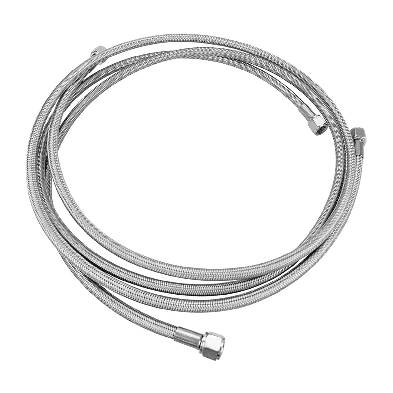 70" SS Braided Transmission Cooler Hose Line For Turbo 700R4-4L60-4L60E - 4L65E