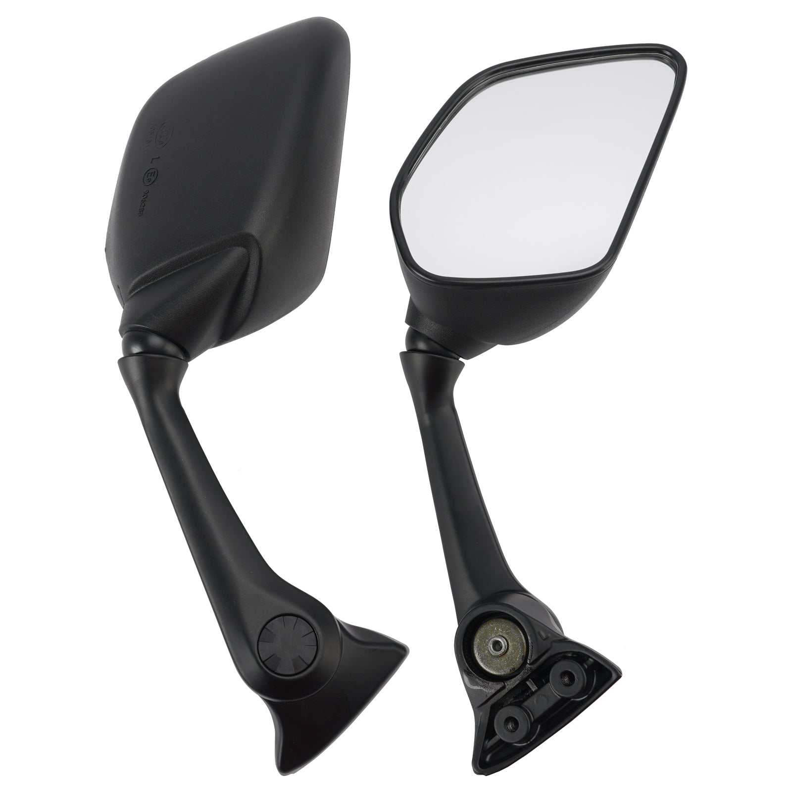 BLACK MIRRORS SET BEB-26280-00 BEB-26290-00 FOR YAMAHA YZF R7 YZF-R7 2022-2025