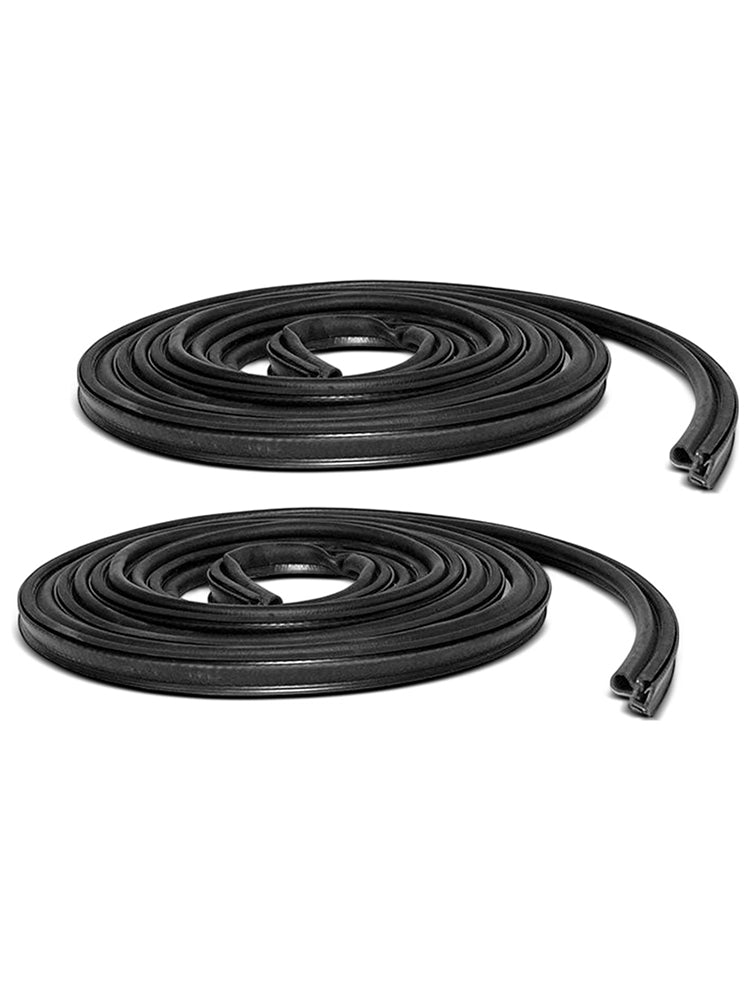 2Pcs Front Left+Right Door Weatherstrip Seal For Chevy Colorado S10 GMC Sonoma