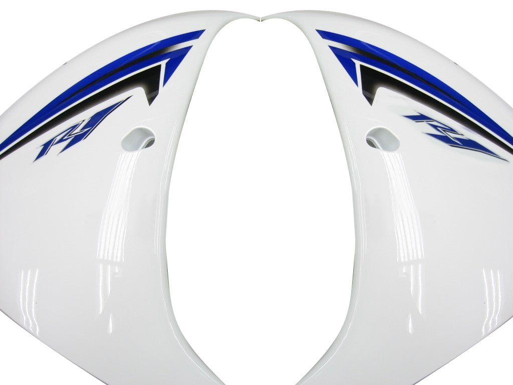 2009-2011 Yamaha YZF-R1 Blanc Bleu Noir Carénages Racing Générique