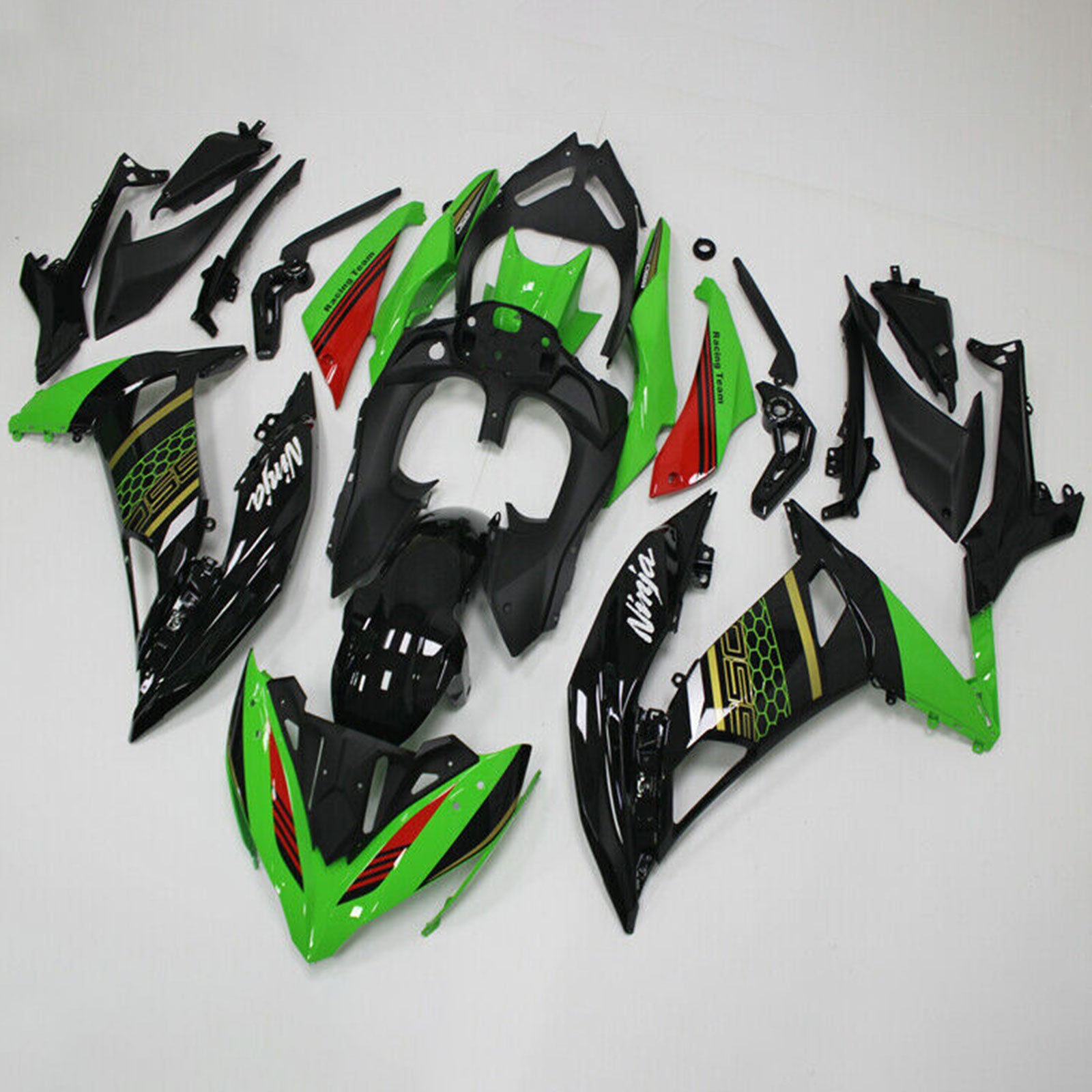 2017-2019 Kawasaki Ninja 650 ER-6F EX650 Fairing Kit Plastic 02# Generic