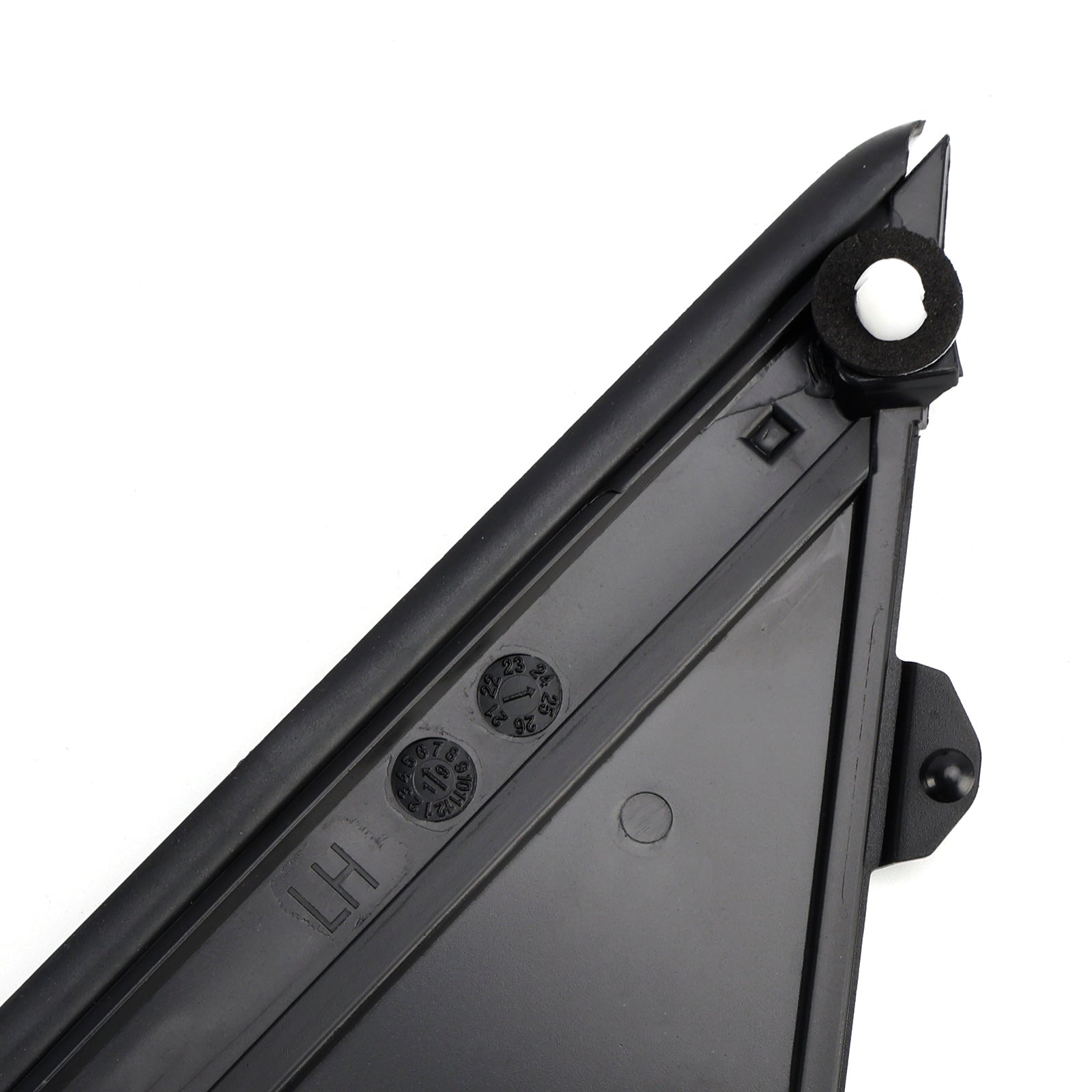 2012-2019 Fiat 500 2x Vänster+höger sida vy Dörrspegel flagga täckning av gjutning