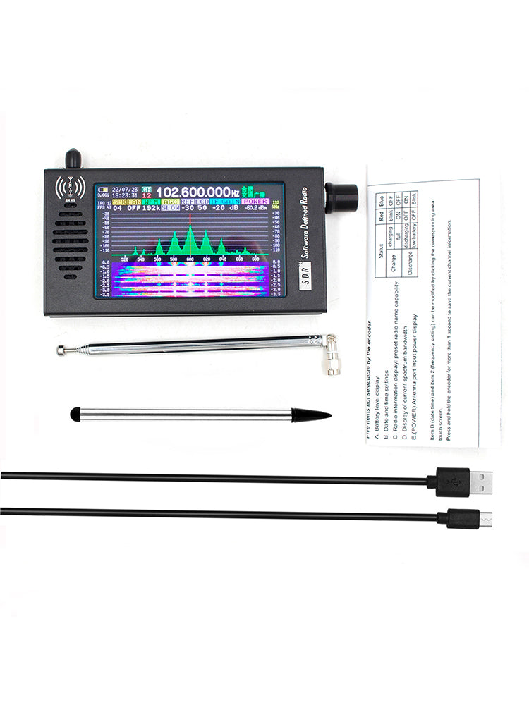 SDR-radio DSP Digitale demodulatie Kortegolf FM MW SSB CW HAM-radio-ontvanger