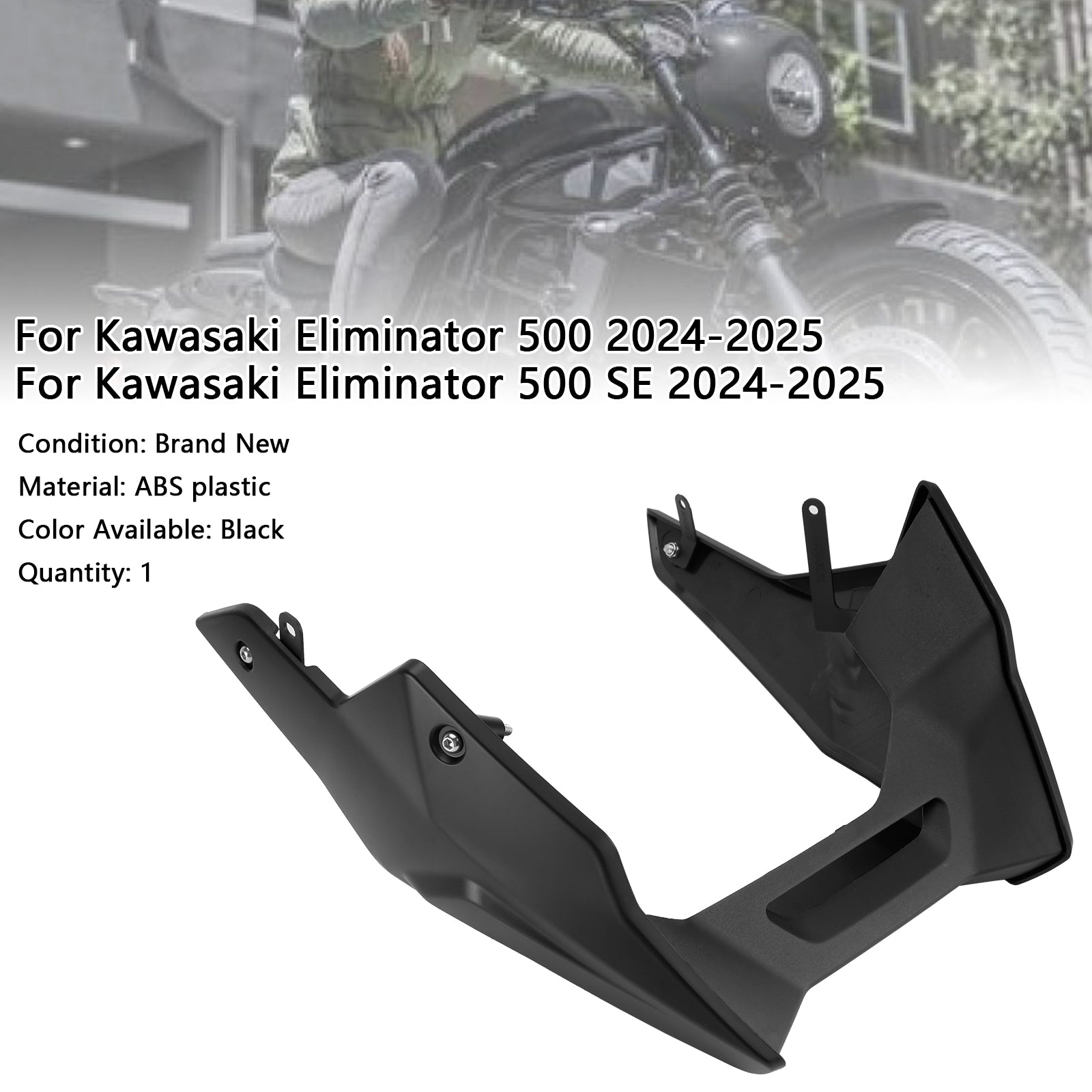 2024-2025 Kawasaki Eliminator 400/450/500 Carénages inférieurs Pan complet