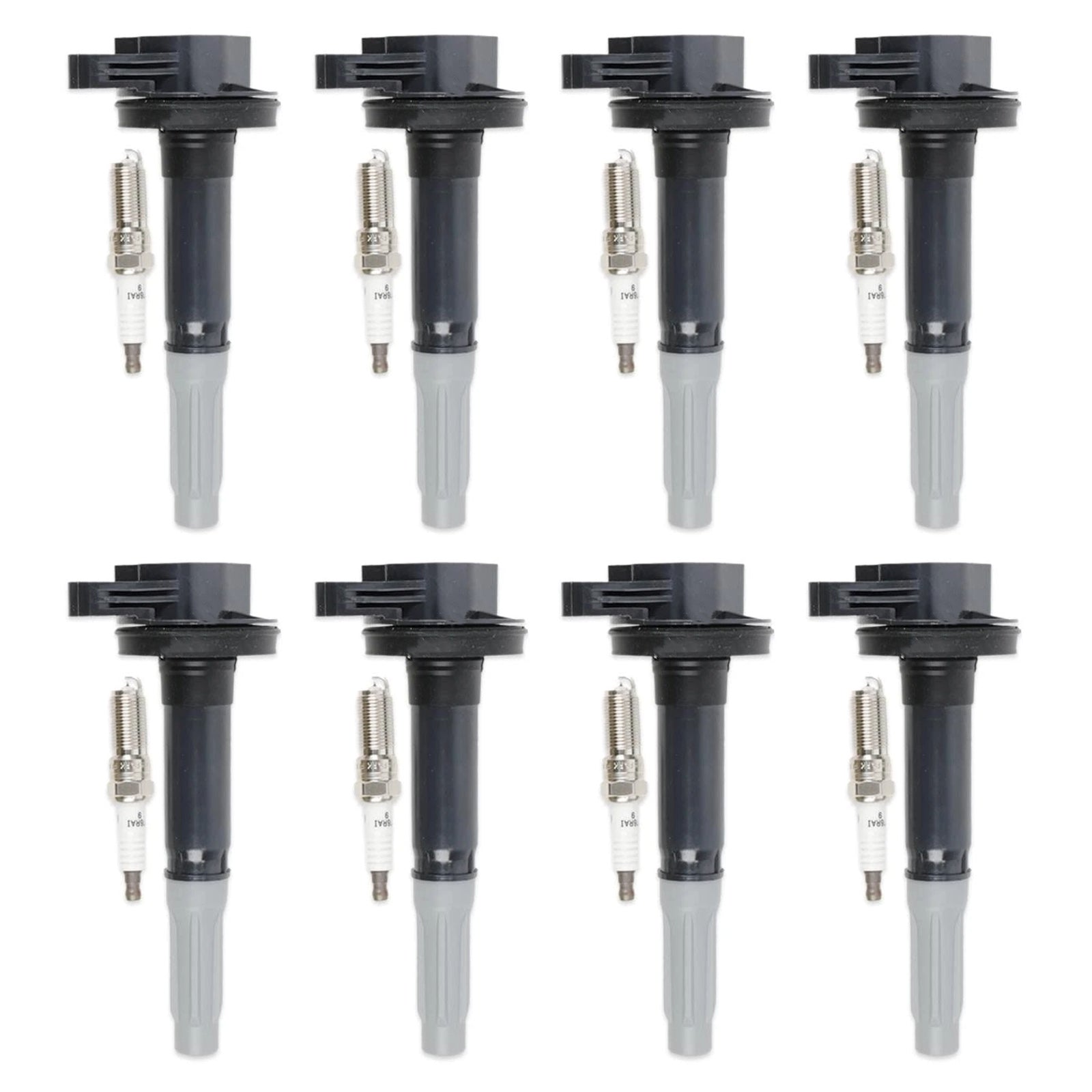 UF824 For Ford Mustang V8 5.0L 2016-2017 8xIgnition Coil + 8xIridium Spark Plug