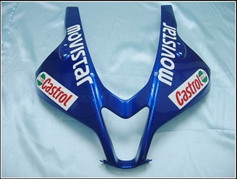 2007-2008 CBR600RR Carénage de carrosserie Bleu ABS Plastiques moulés par injection Ensemble générique