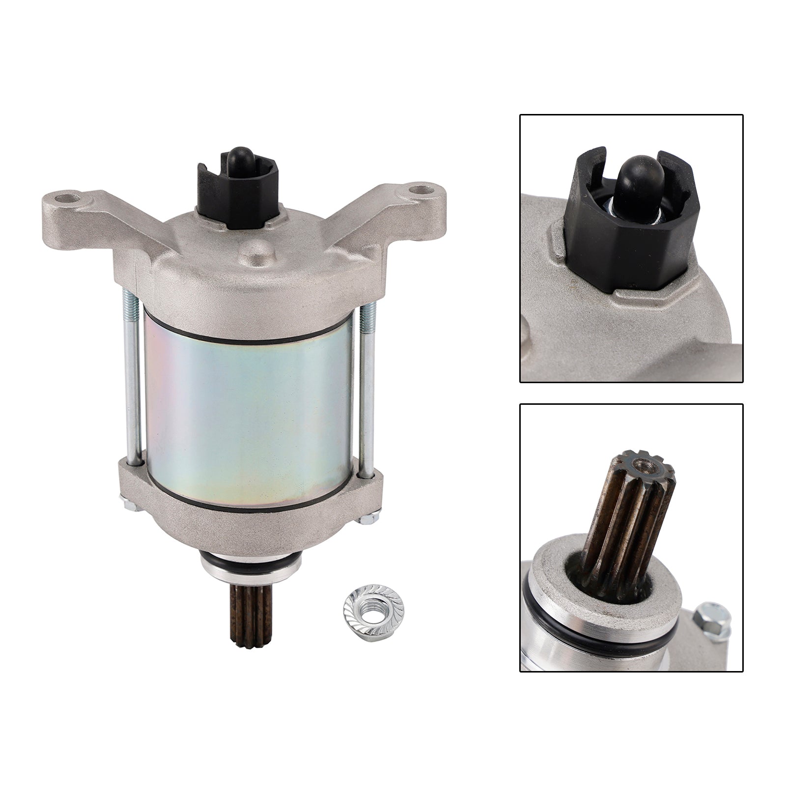 2008-2012 Suzuki LT-A400 KingQuad 400 4WD L0 Replace Starter Motor 31100-38F10 31100-38F20 Generic
