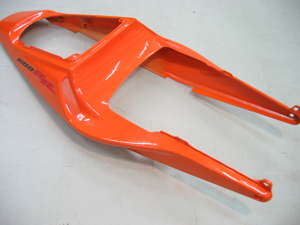 2003-2004 Honda CBR 600 RR Orange & Black Flame Racing Fairings Generic