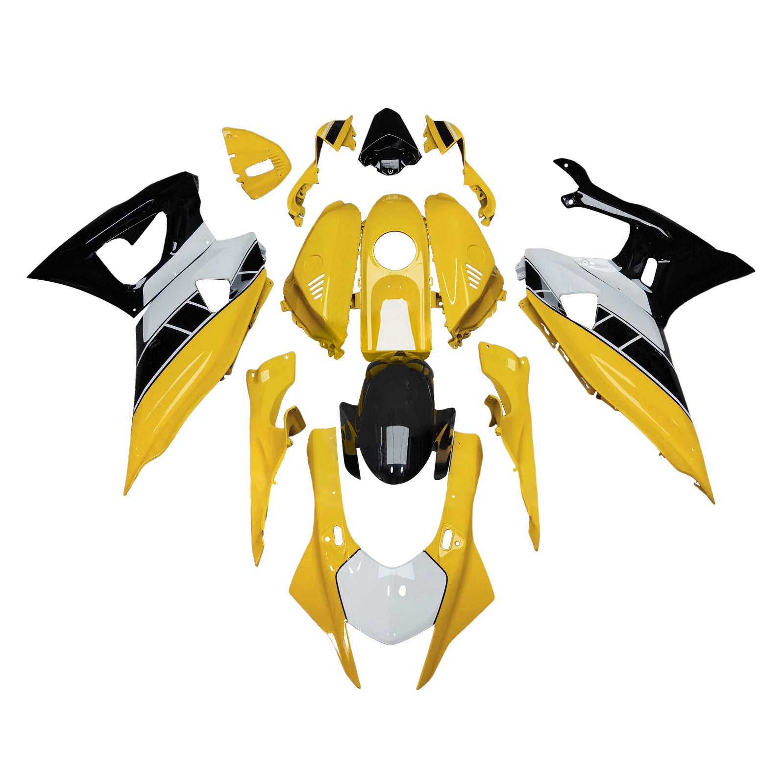 Injectiekuipset carrosserie kunststof ABS geschikt voor Yamaha YZF-R7 2021-2025