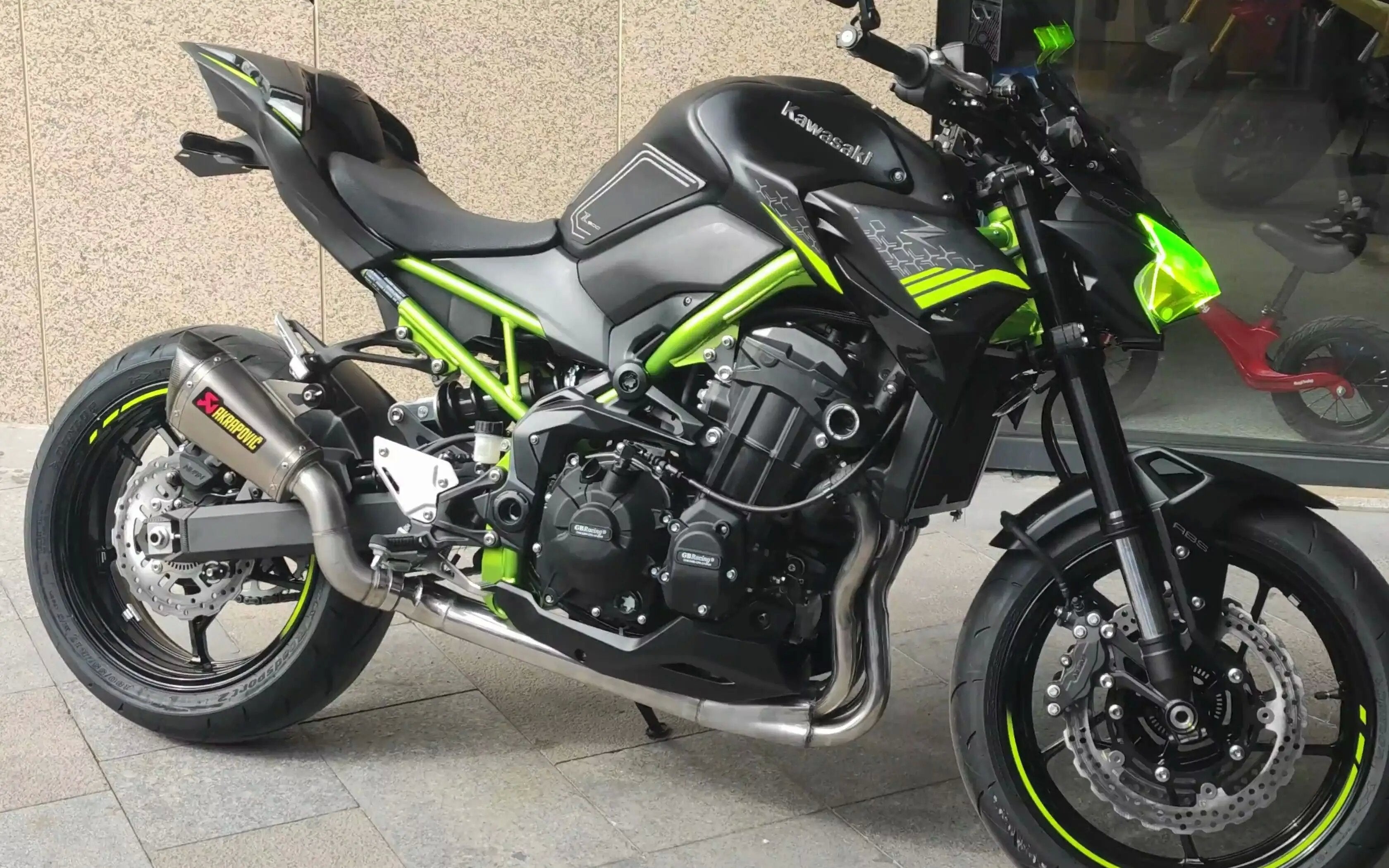 2020-2021 Kawasaki Z900 Amotopart vstrekovacia kapotážová súprava karosérií Plast ABS #107