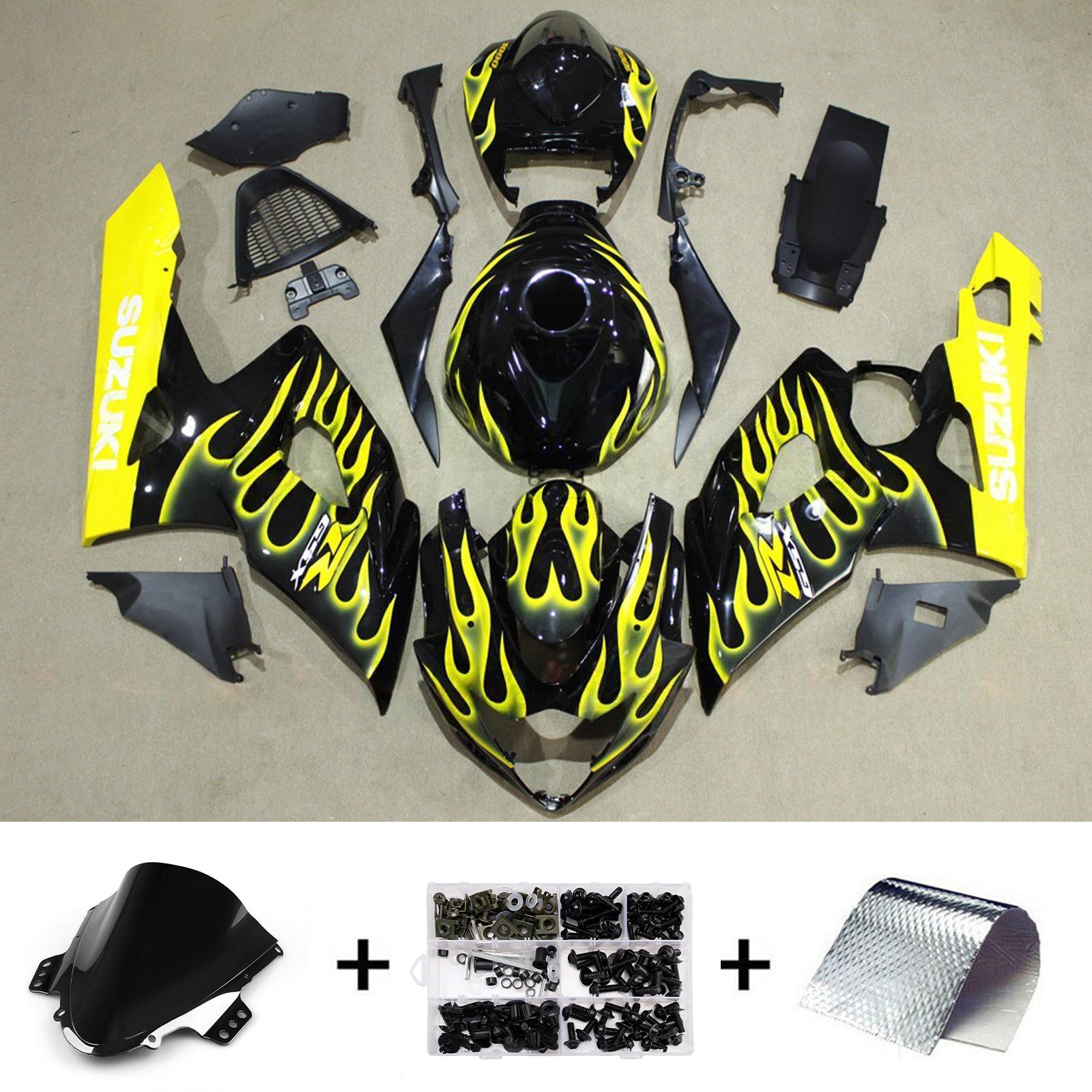 Injection Fairing Kit Bodywork Plastic ABS For Suzuki GSXR1000 2005-2006 K5