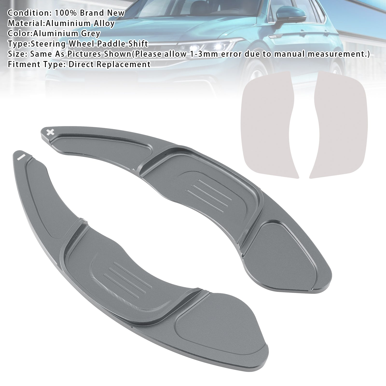 Stuurwiel schakelpeddelverlenging voor VW Golf 7 T-ROC