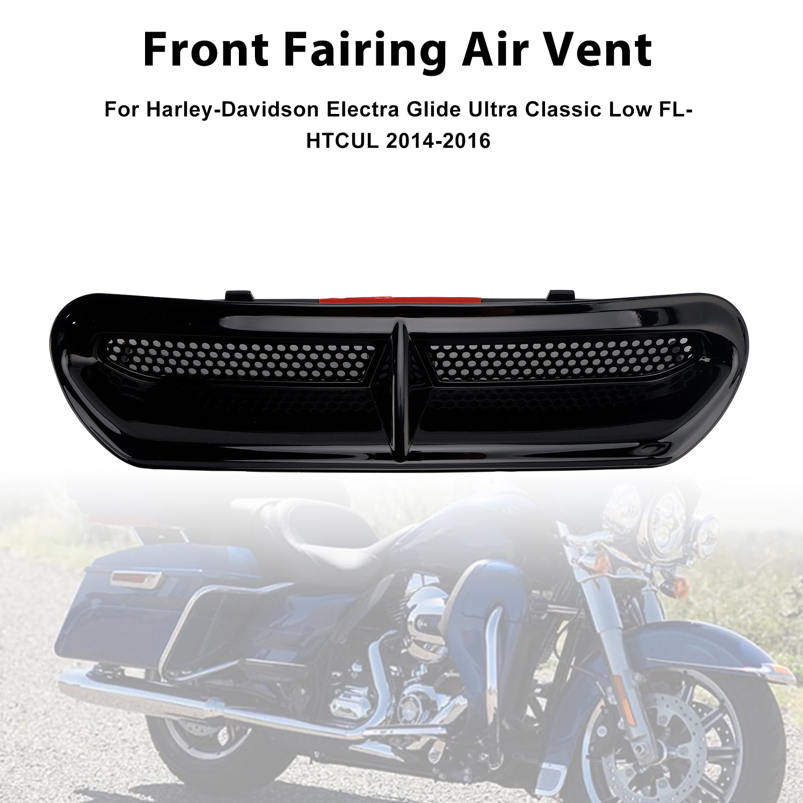 Front Fairing Air Vent Trim For Touring Street Glide Electra Glide 2014-2024