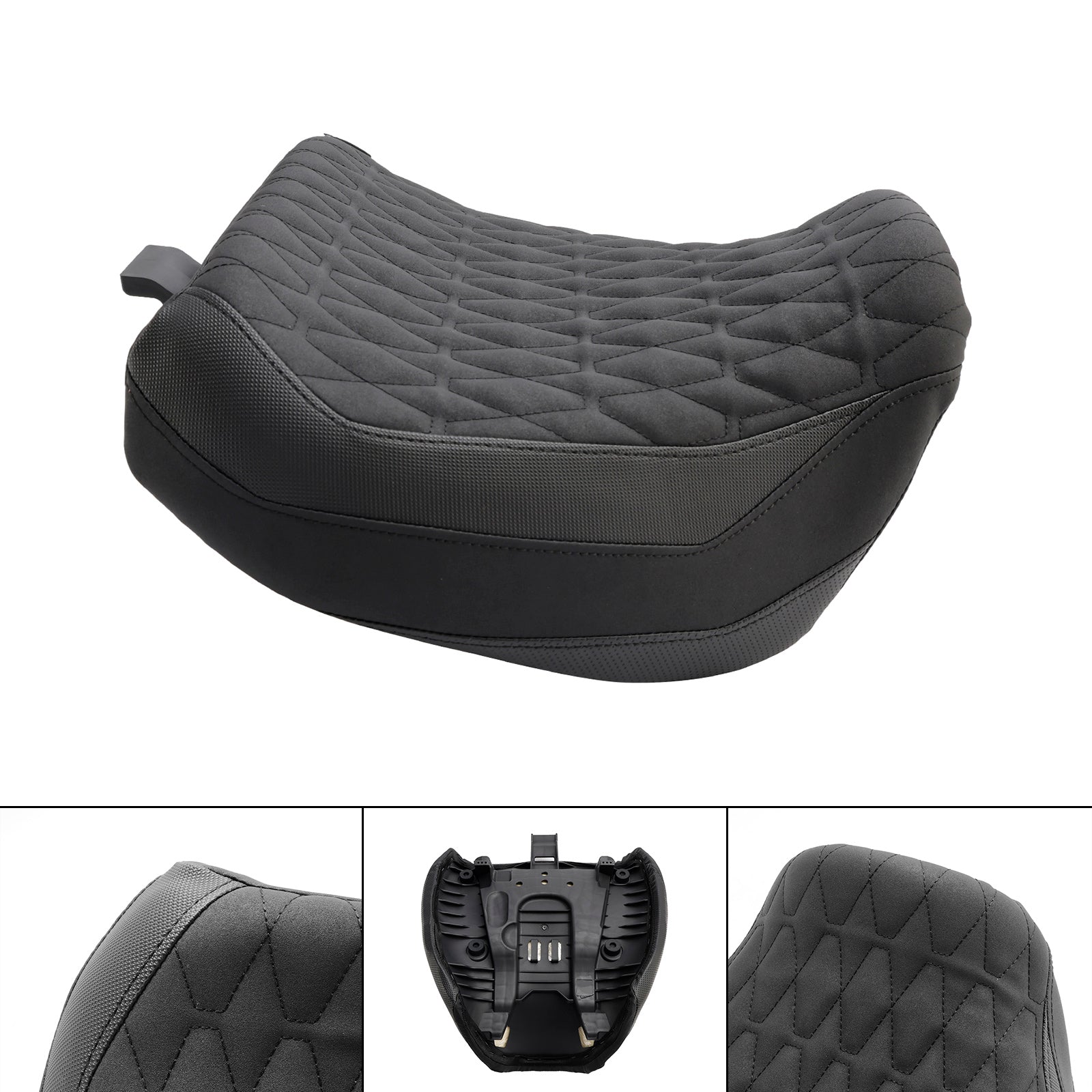 2021-2023 Pan America 1250 Asiento delantero Raider Cojín del conductor Pu Negro