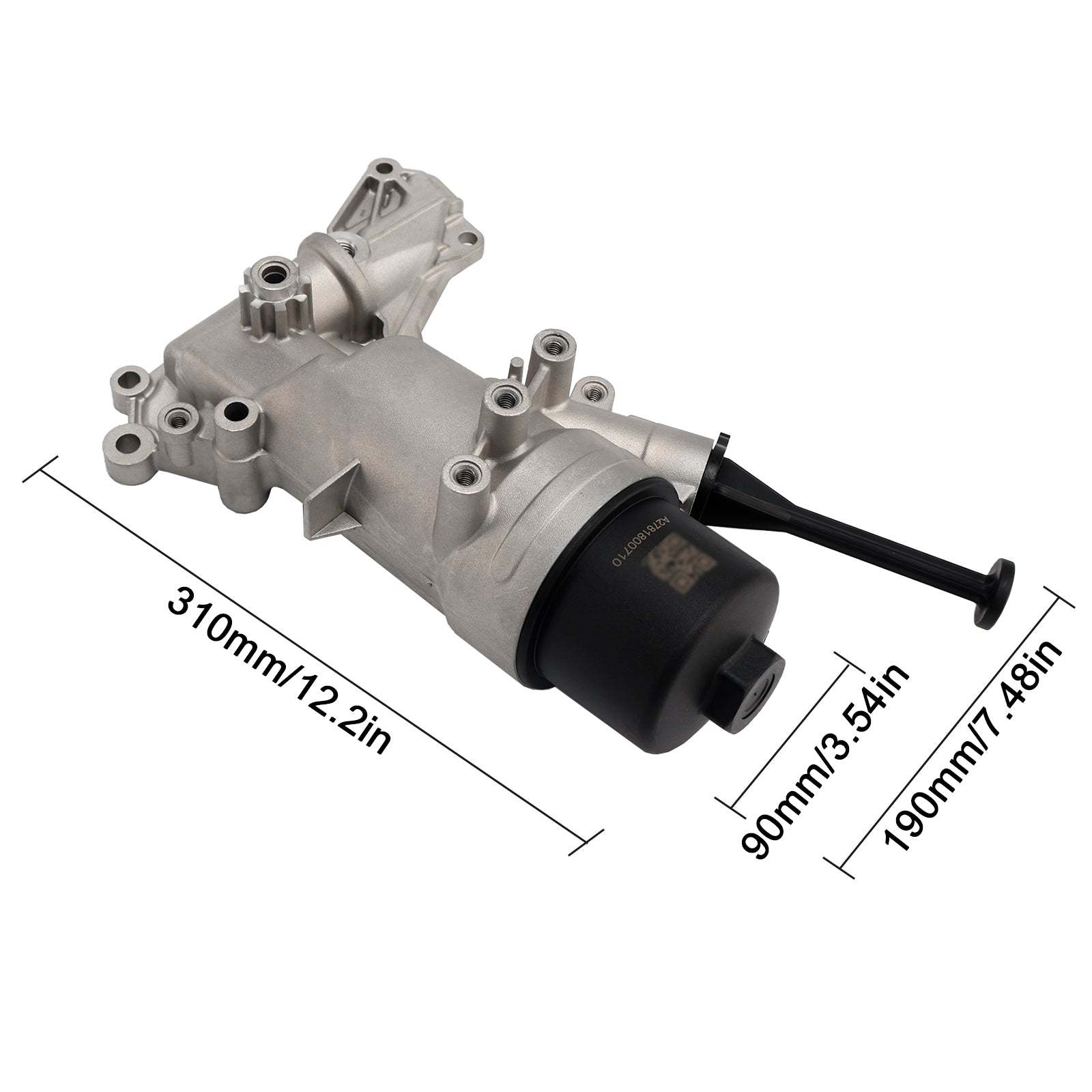 Engine Oil Filter Housing for Mercedes G63 E550 CLS63 S550 E63 11-19 2781800710