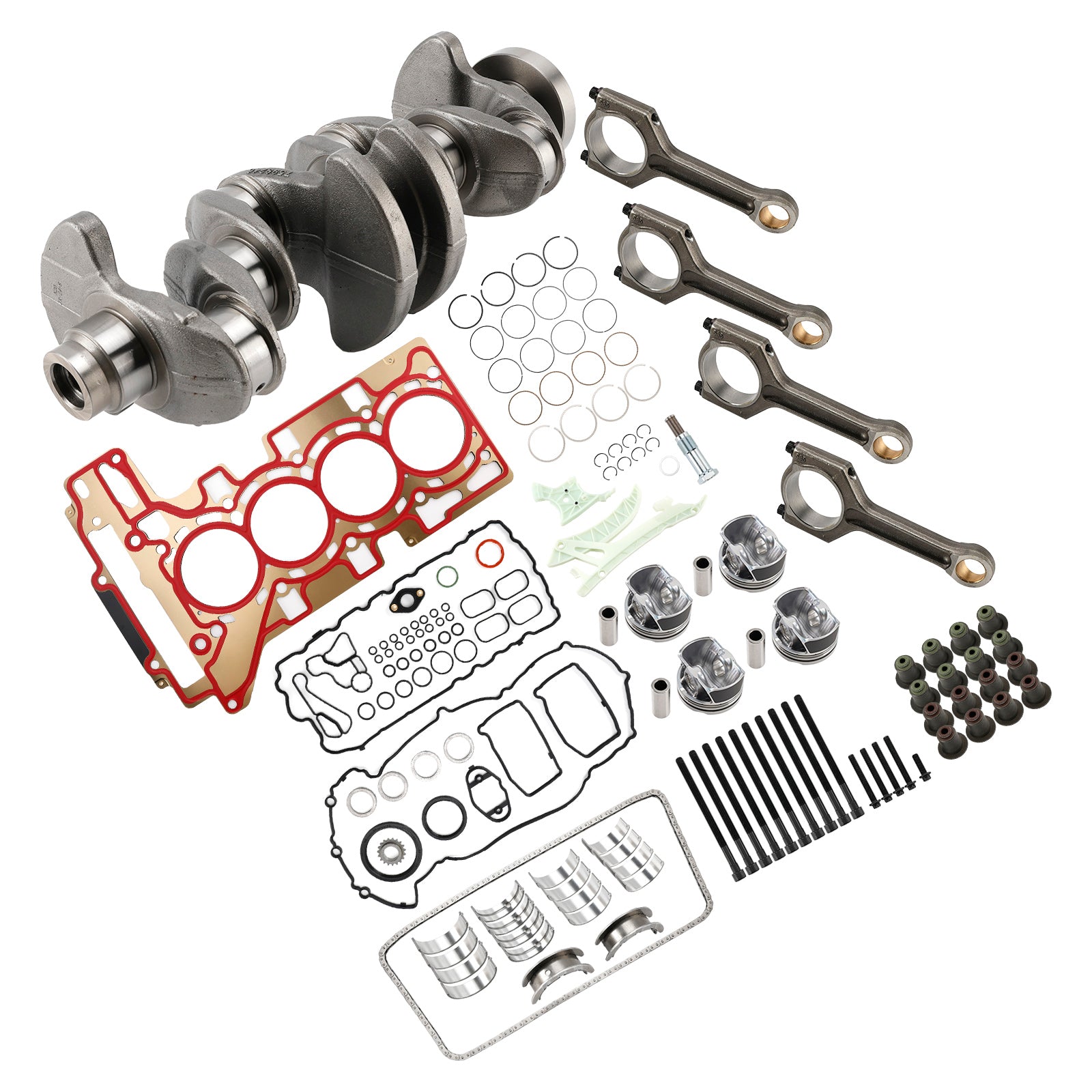 2013-2017 BMW X5 28ix (EUR) F15 N20 Kit de révision du kit de reconstruction/conrods/kit de piston/joint 11217640165