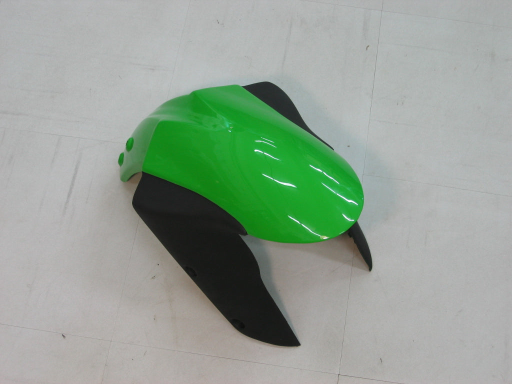 2005-2006 Kawasaki ZX6R 636 Fairings Green Black Ninja Racing Generic