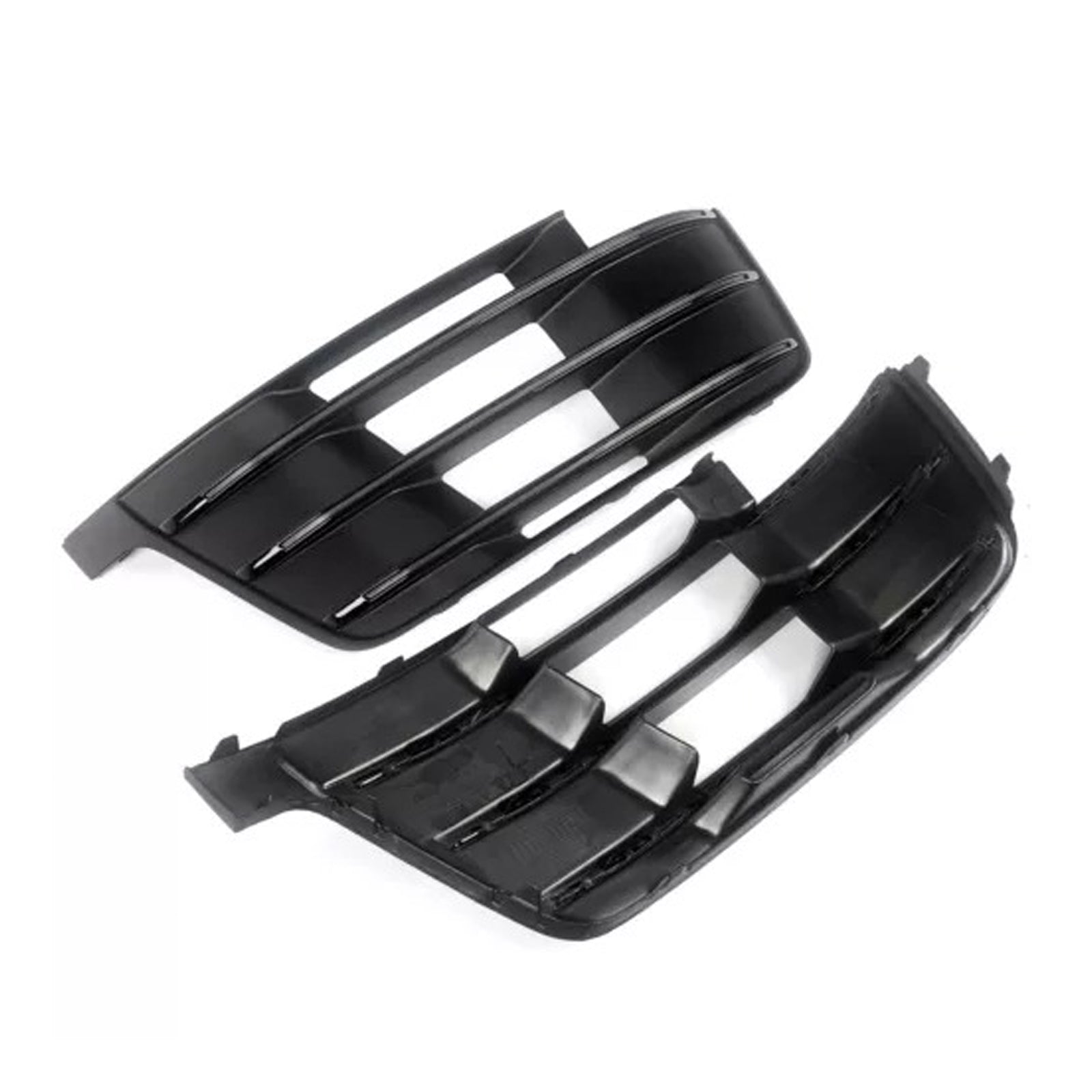 2016-2019 Audi Q7 S-Lijn 2X Originele Auto Voorbumper Mistlamp Roosters 4M0807681D 4M0807682D