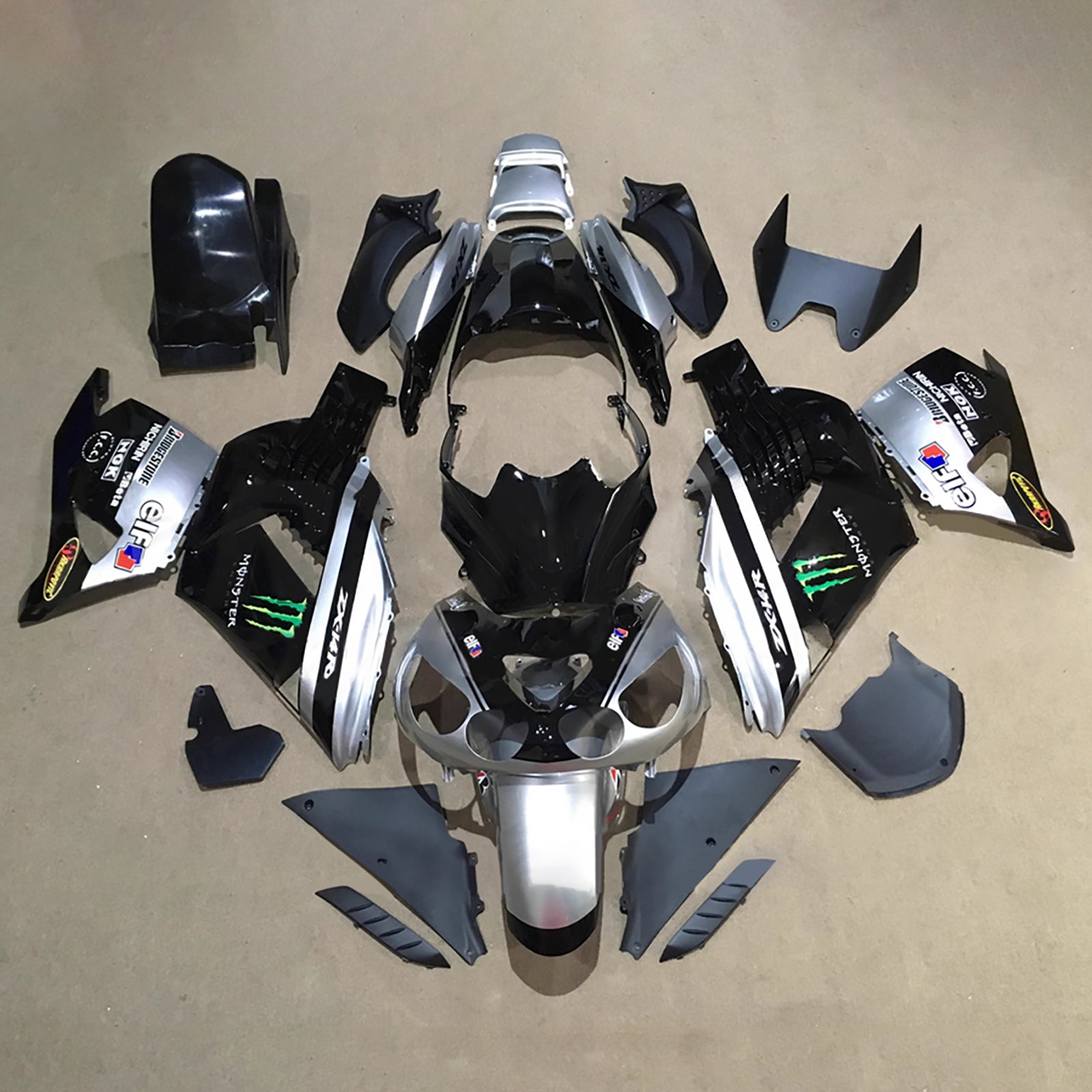 Injection Fairing Kit Bodywork fit For Kawasaki ZX14R ZZR1400 2012-2025