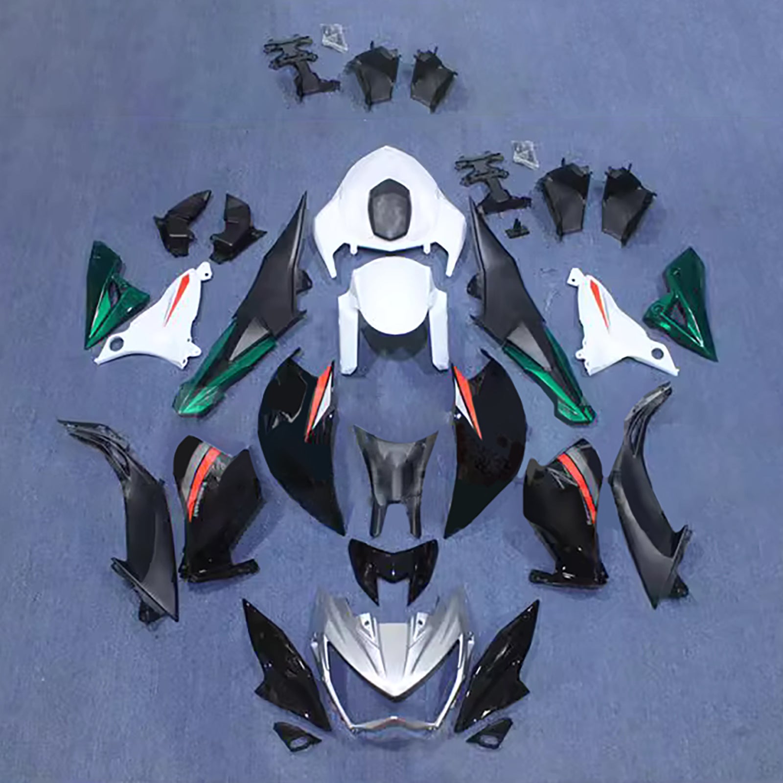 Kit carena iniezione carrozzeria in plastica ABS adatta per Kawasaki Z800 2013-2018