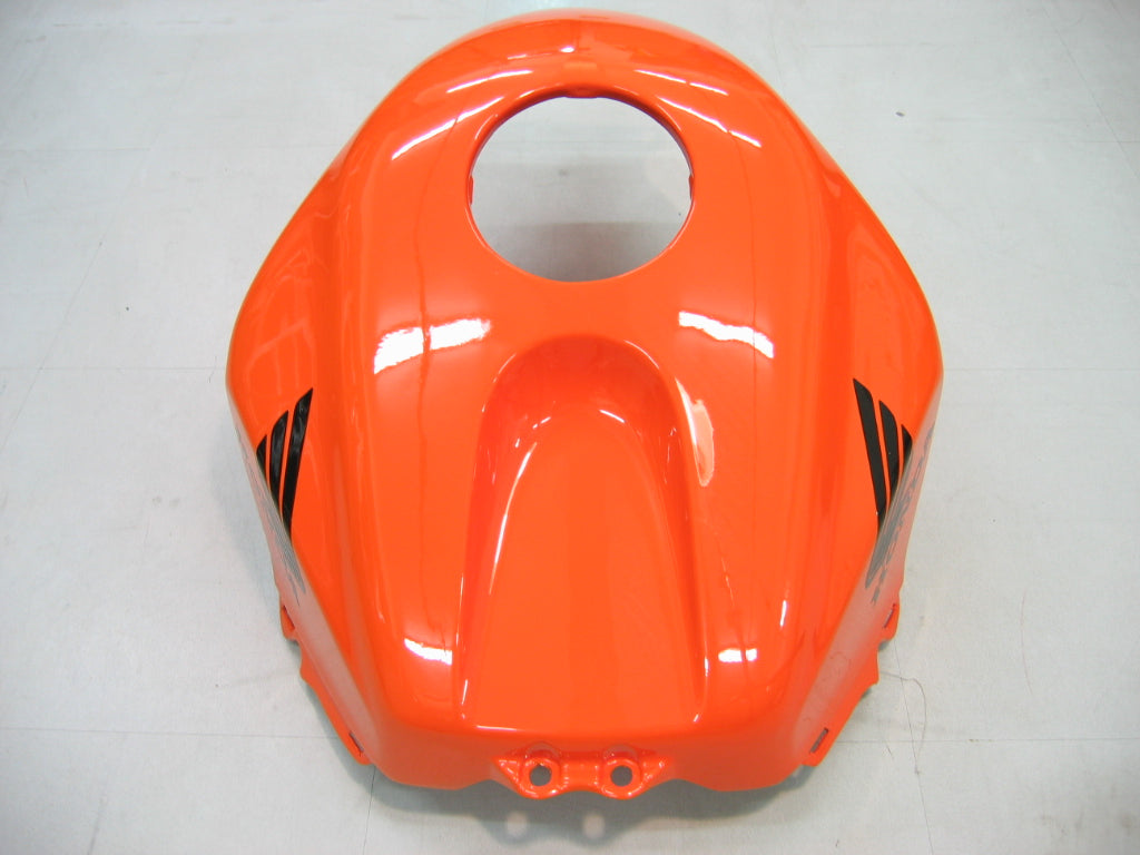 2003-2004 Honda CBR 600 RR oranje en zwarte Flame Racing stroomlijnkappen algemeen