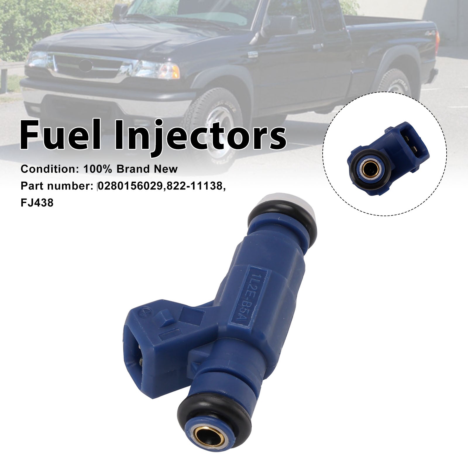 822-11138 Fuel Injectors ‎0280156029 For Mercury Mountaineer Ford Ranger Explorer