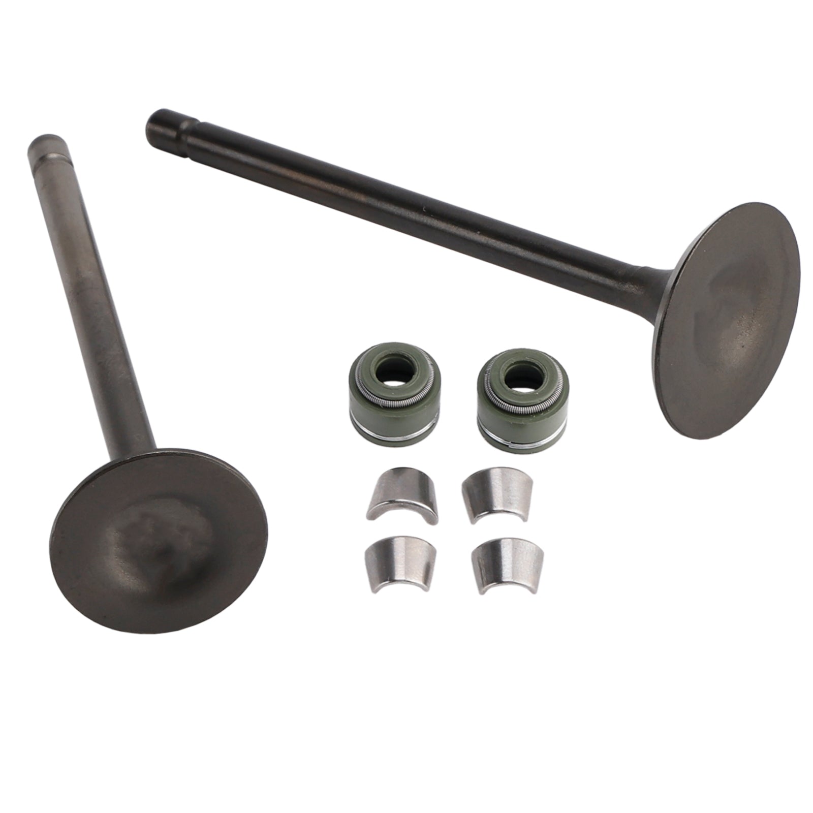 Intake Exhaust Valve Kit For Honda 76-79 CB125S CB125J 80-81 CG125 76-78 XL125