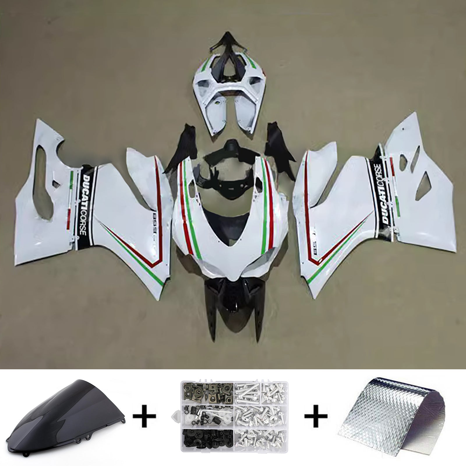 2012-2015 Ducati 1199 Injection Fairing Kit Bodywork Plastic ABS