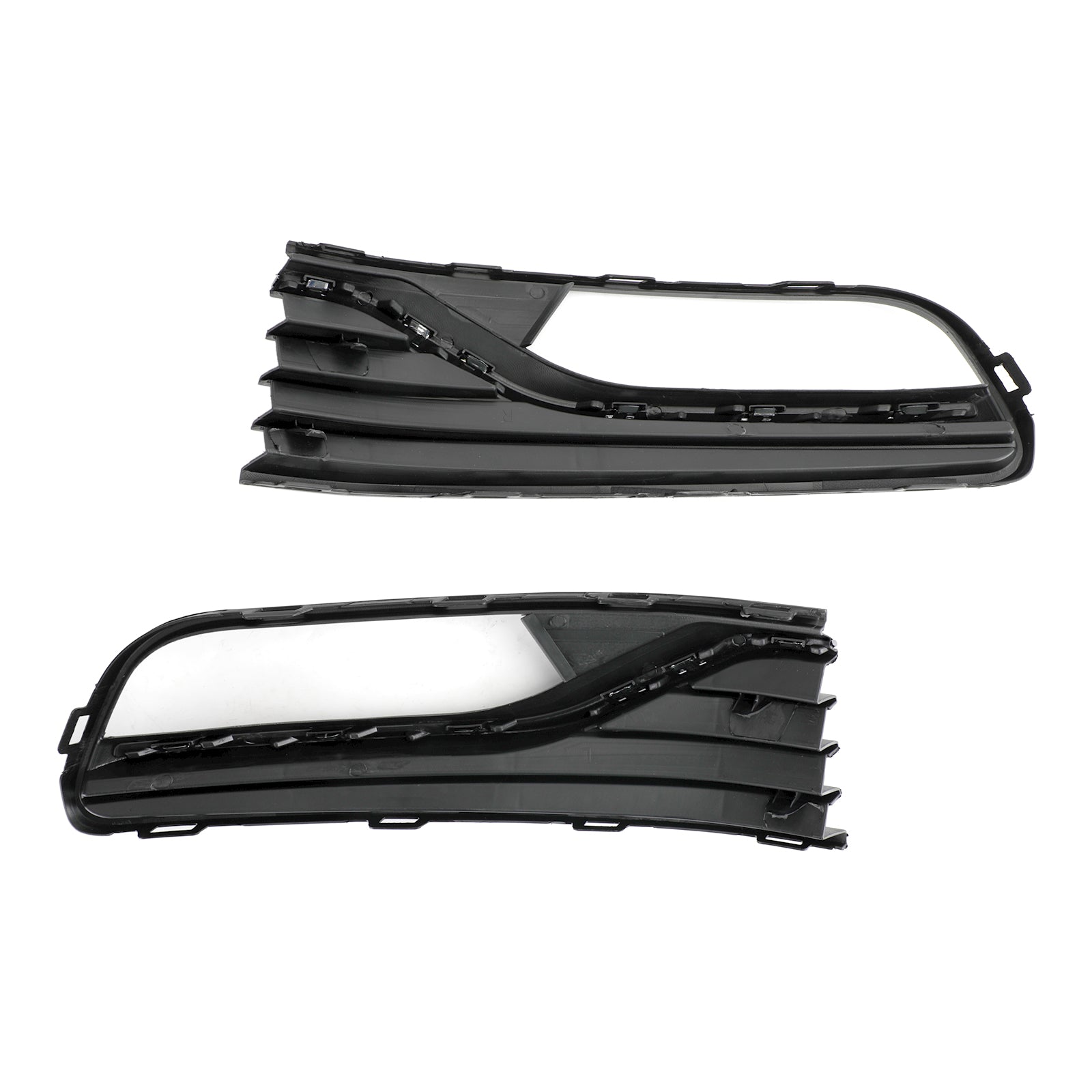 Voorbumper Mistlamp Grill Paar Set Links + Rechts voor VW Polo 6R 2014-2017 Nieuw