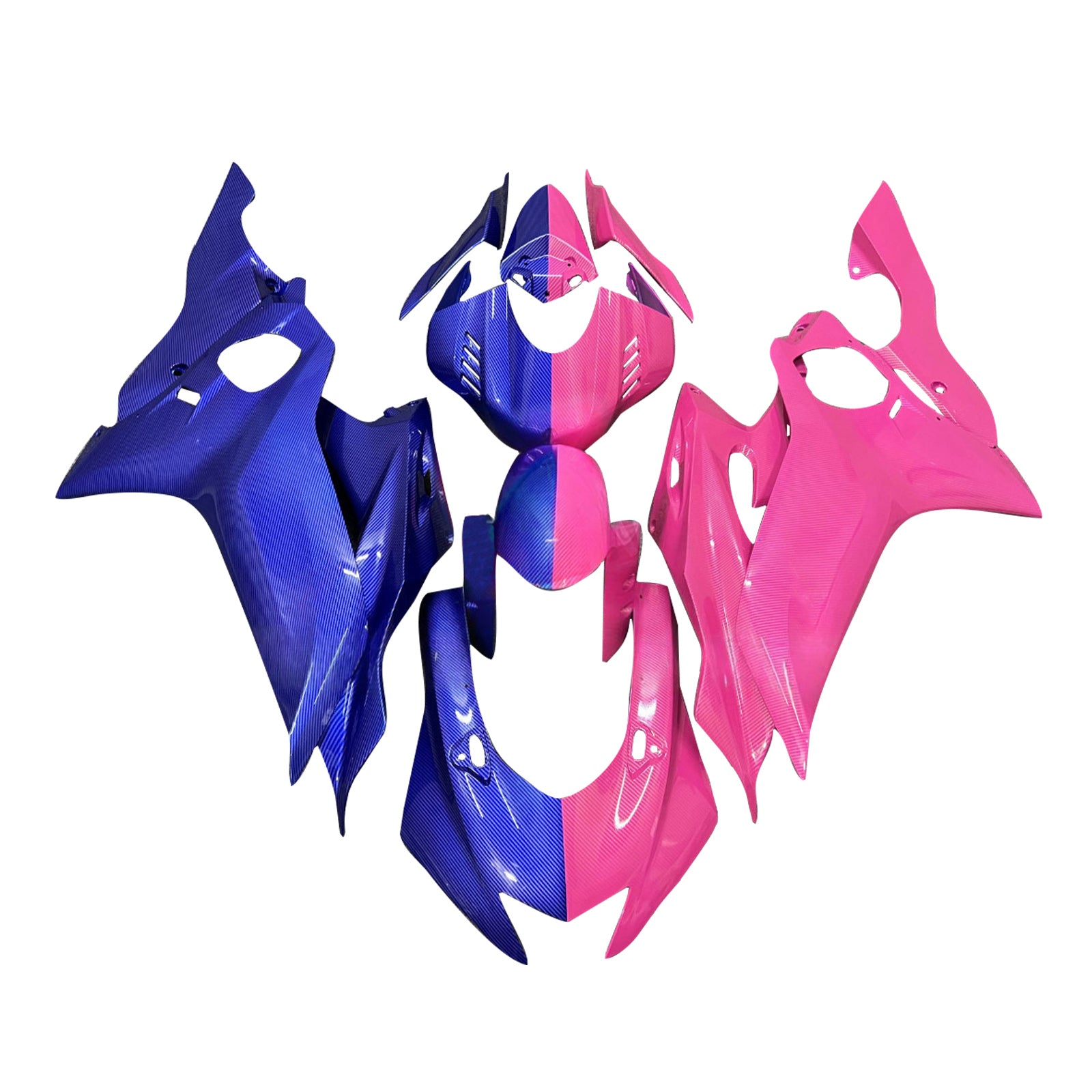 Kit de carenado de inyección, carrocería de plástico ABS apto para Yamaha YZF-R6 2017-2023