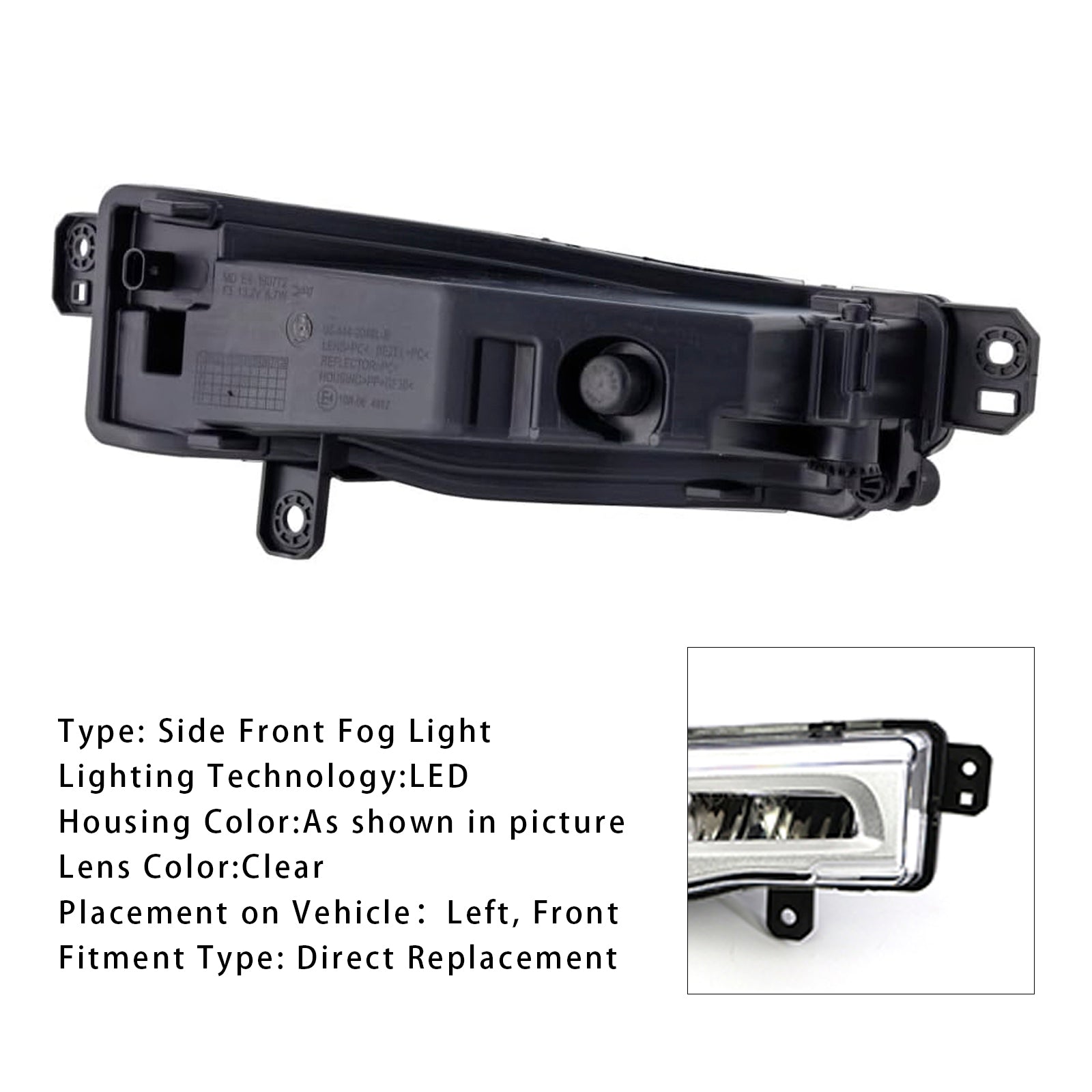 2018-2022 BMW X5 G05 1 PCS LED predné ľavé hmlové svetlo 63177406365