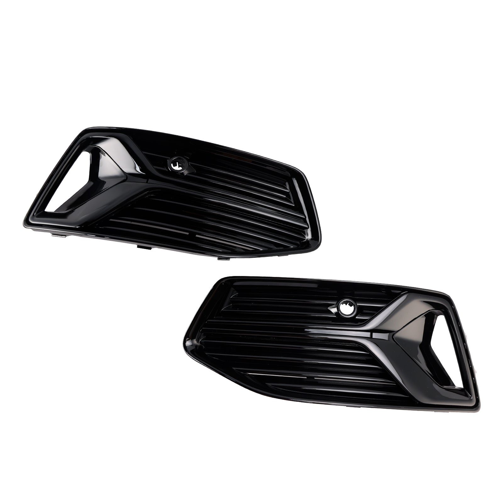 2019-2023 Audi A6 C8 2 STUKS Voorbumper Mistlamp Cover Grill Grille