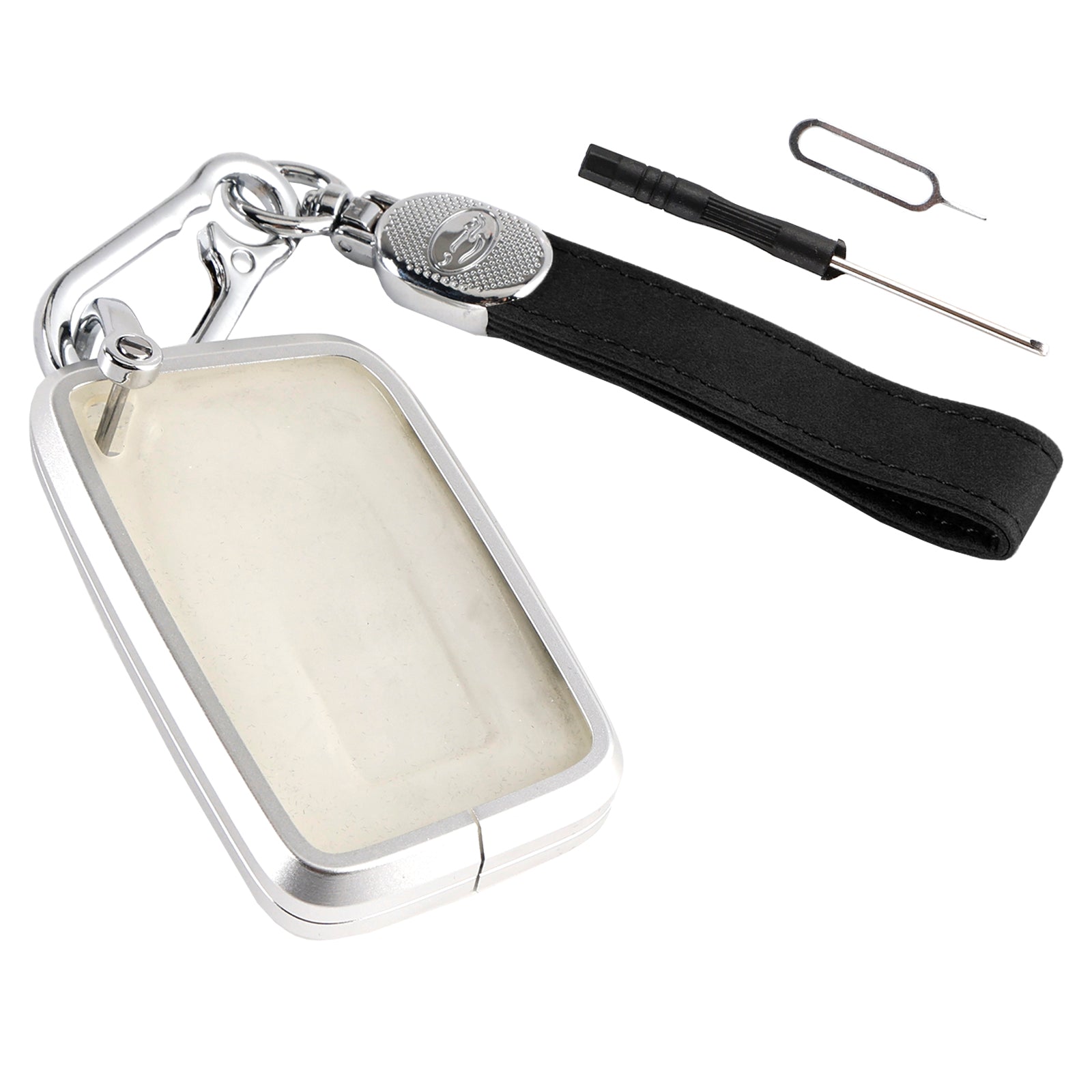 Lexus IS GS ES RX gelegeerd aluminium TPU zachte film autosleutel zwarte hoes