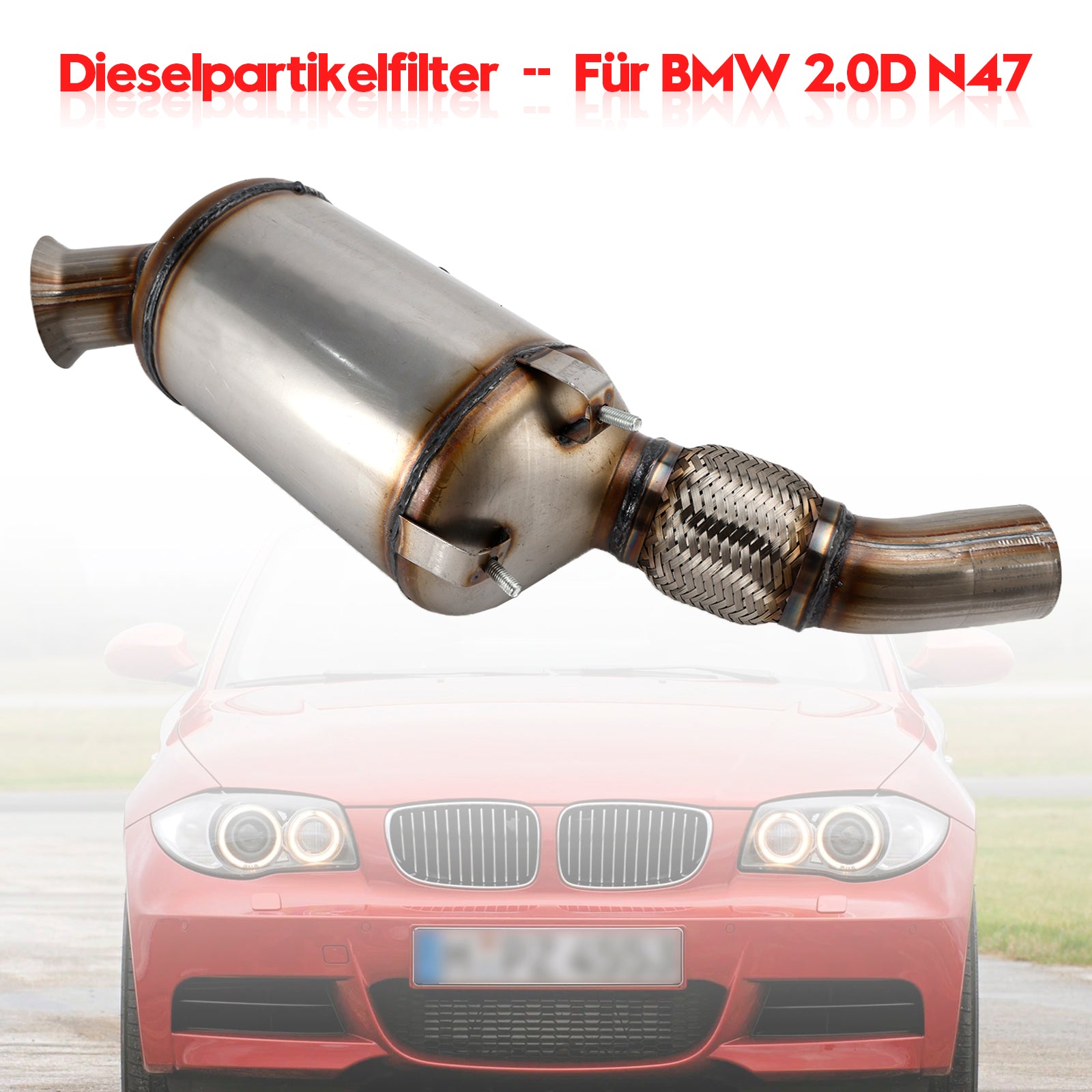 BMW 120d E81/E82/E87/E88 N47 Diesel Particulate Filter DPF 18307812279 18307812281