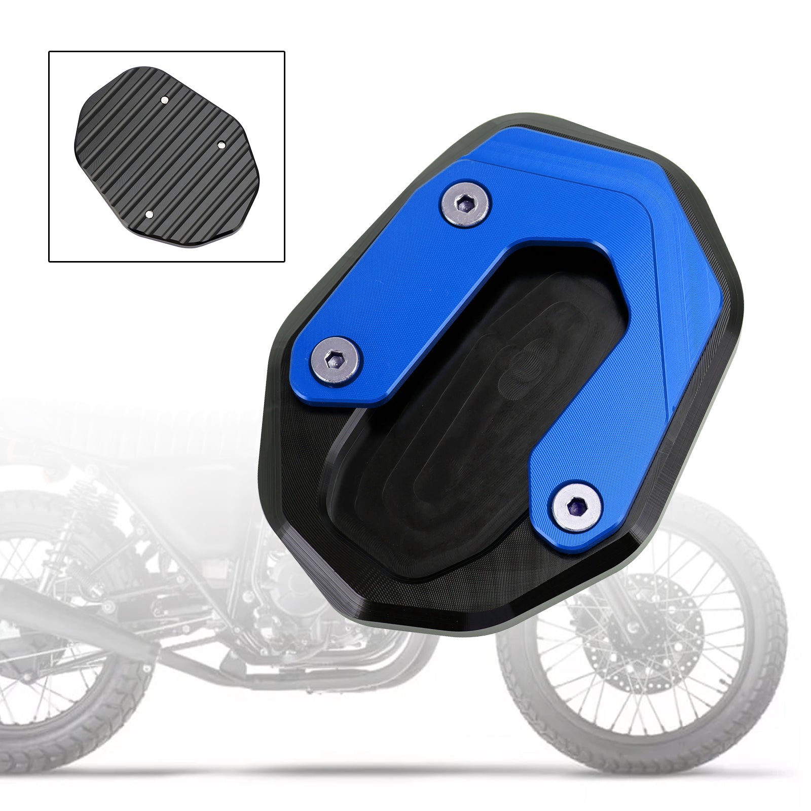 Kickstand Enlarge Plate Pad fit for Ducati Scrambler 400/800/1100 2015-2020