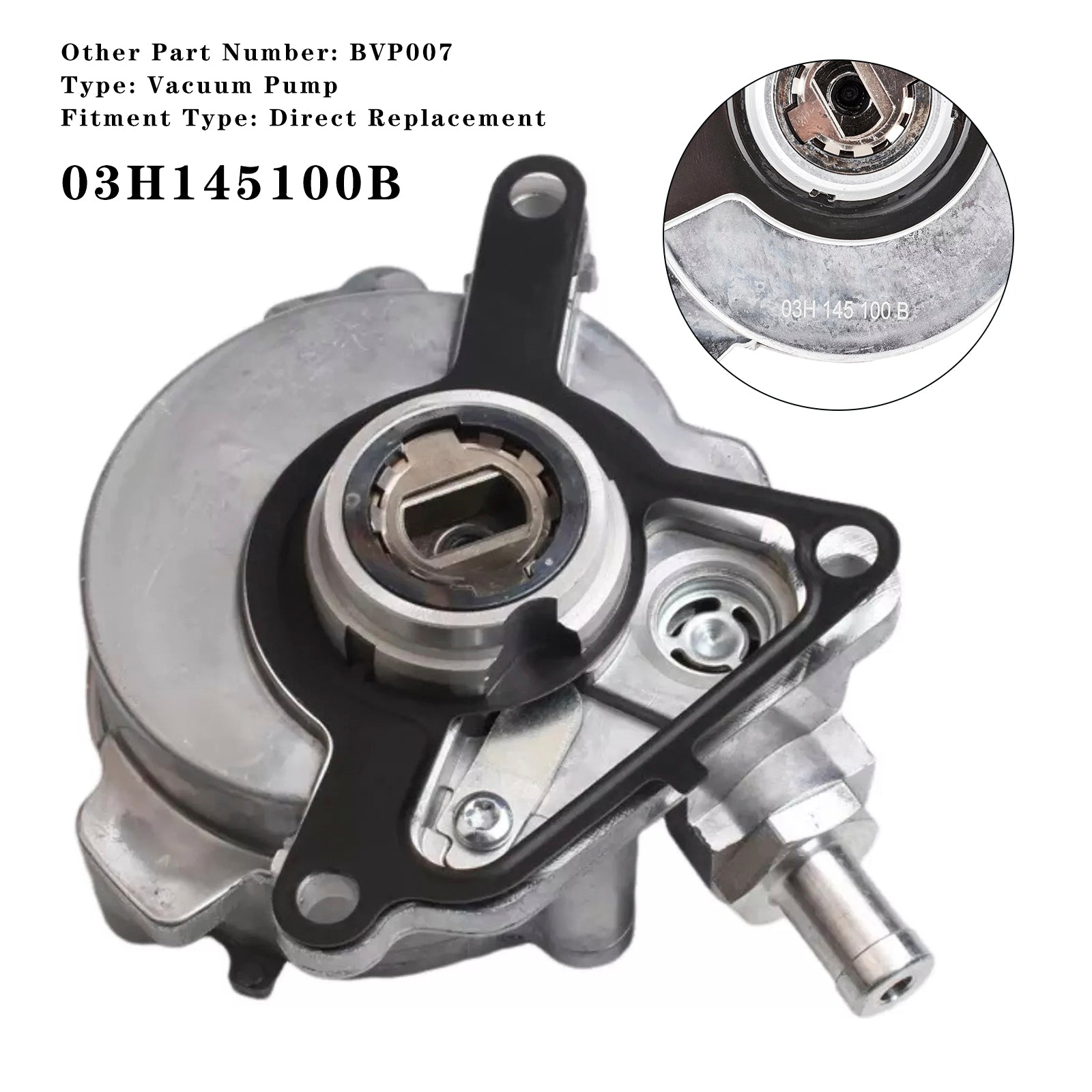 2007 Audi Q7 Gasolina Motor 3.6 (BHK) Bomba de vácuo 03H145100B BVP007