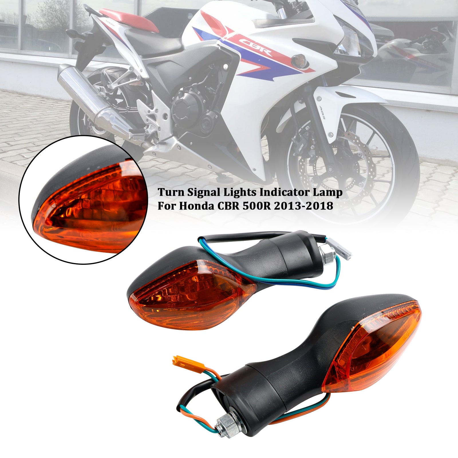 Turn Signal Lights Indicator Lamp For Honda CBR500 CBR650F CTX700 MSX125