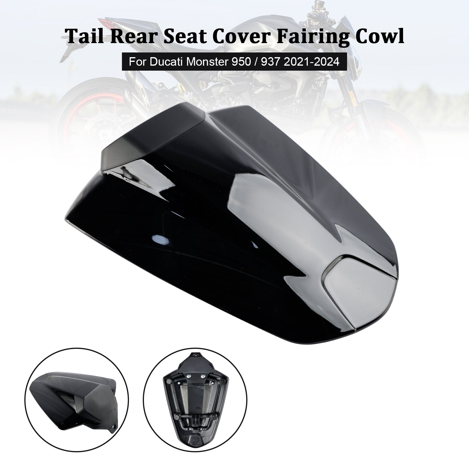 2021-2024 Ducati Monster 950 937 Tail Rear Seat Cover Fairing Cowl