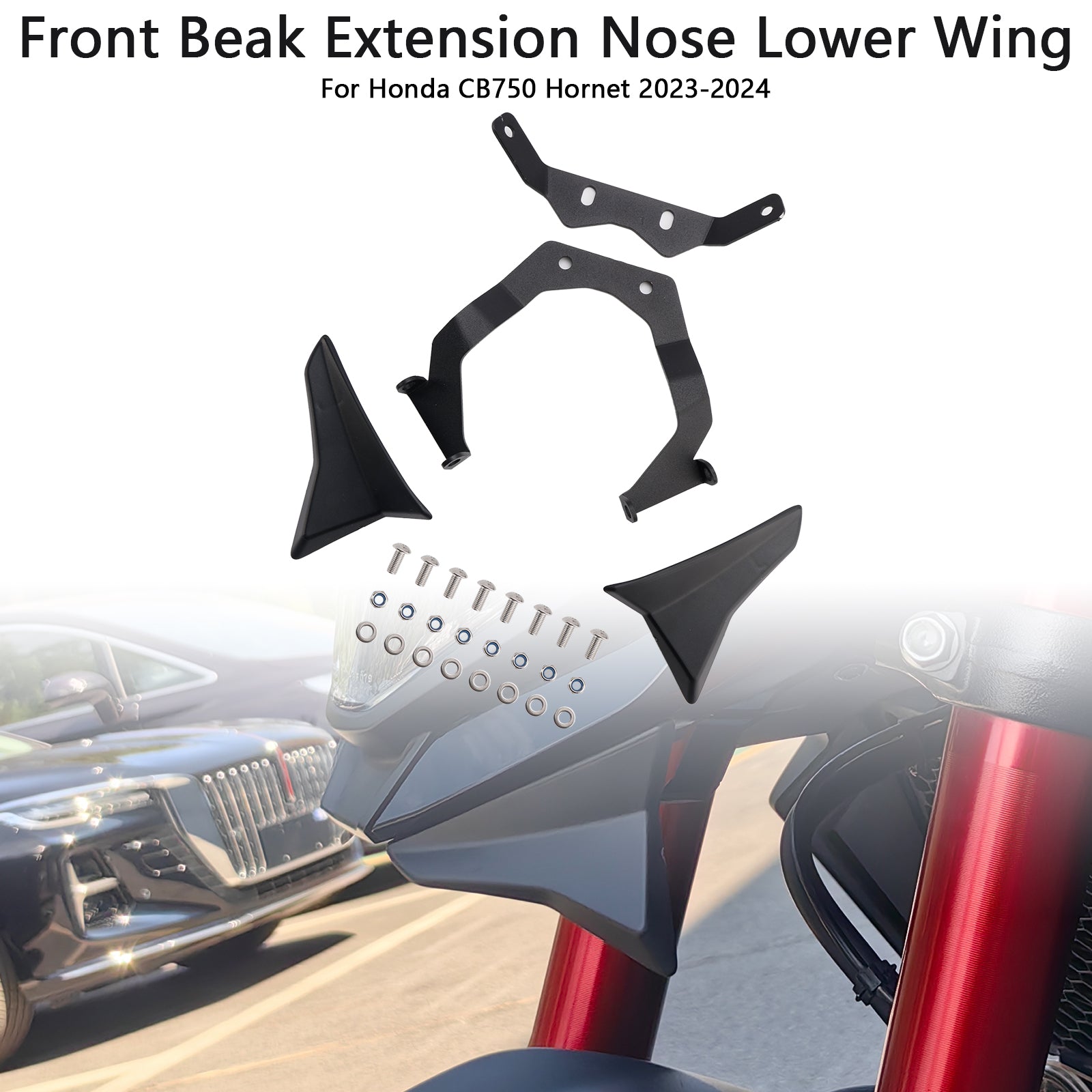 2023-2024 Honda CB750 Hornet Front Beak Extension Nose Lower Wing