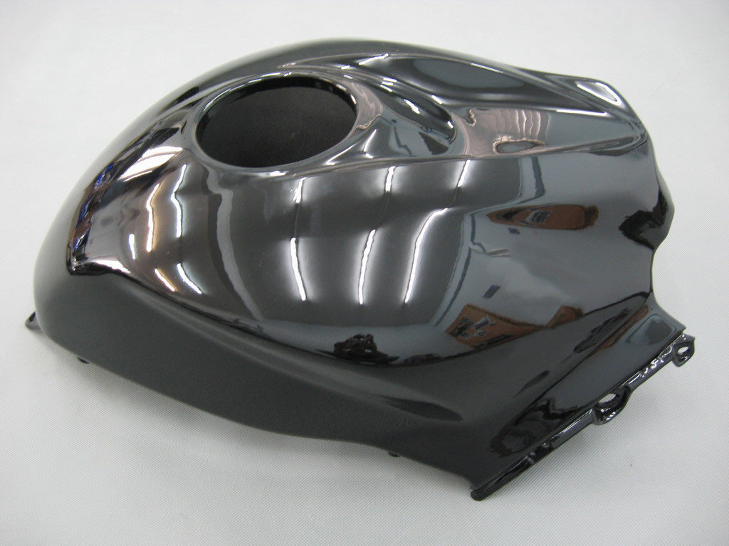 2007-2008 Honda CBR600 RR Amotopart Kit de carénage d'injection carrosserie plastique noir ABS #7