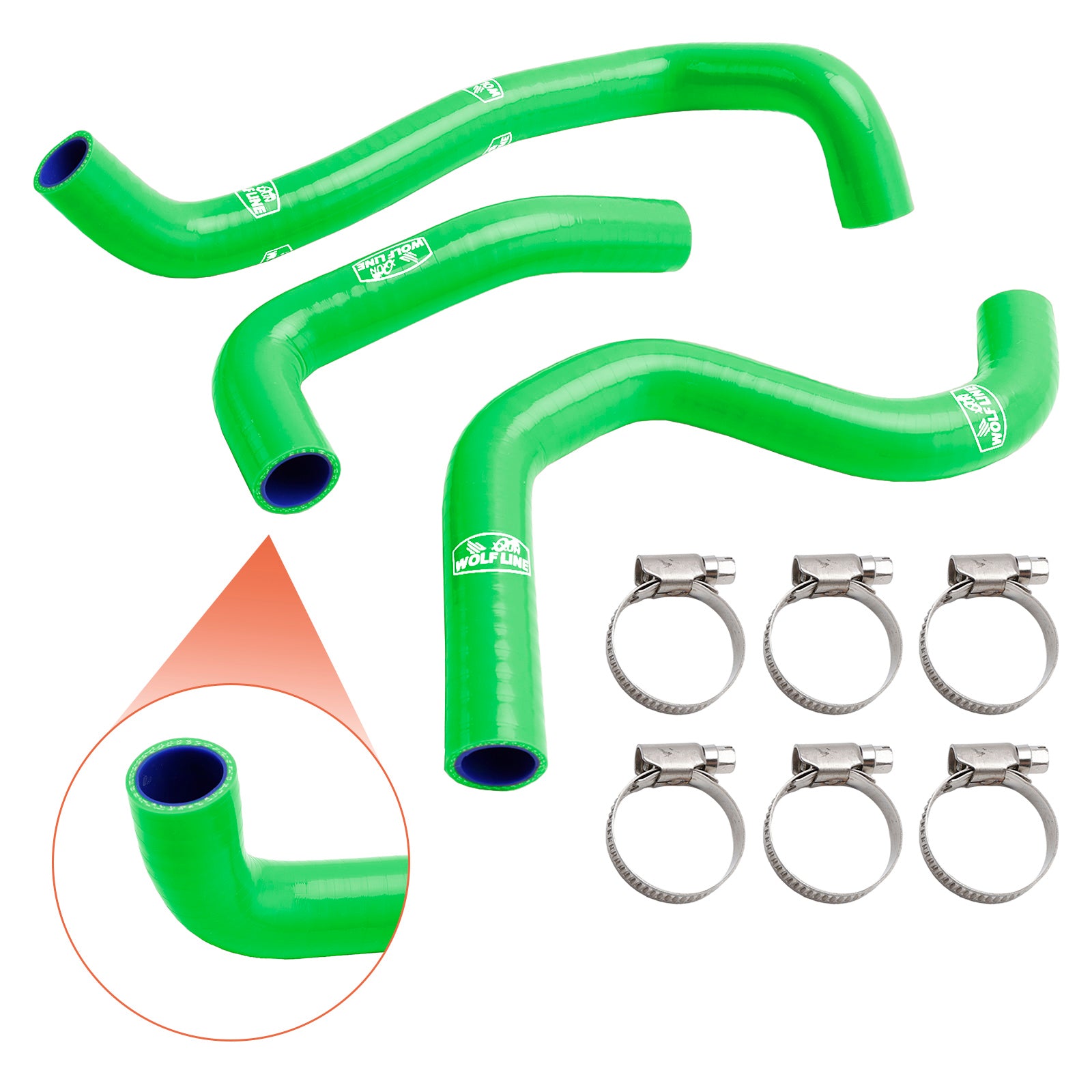 2020-2022 Street Triple 765 R RS Silicone Radiator coolant Hose kit