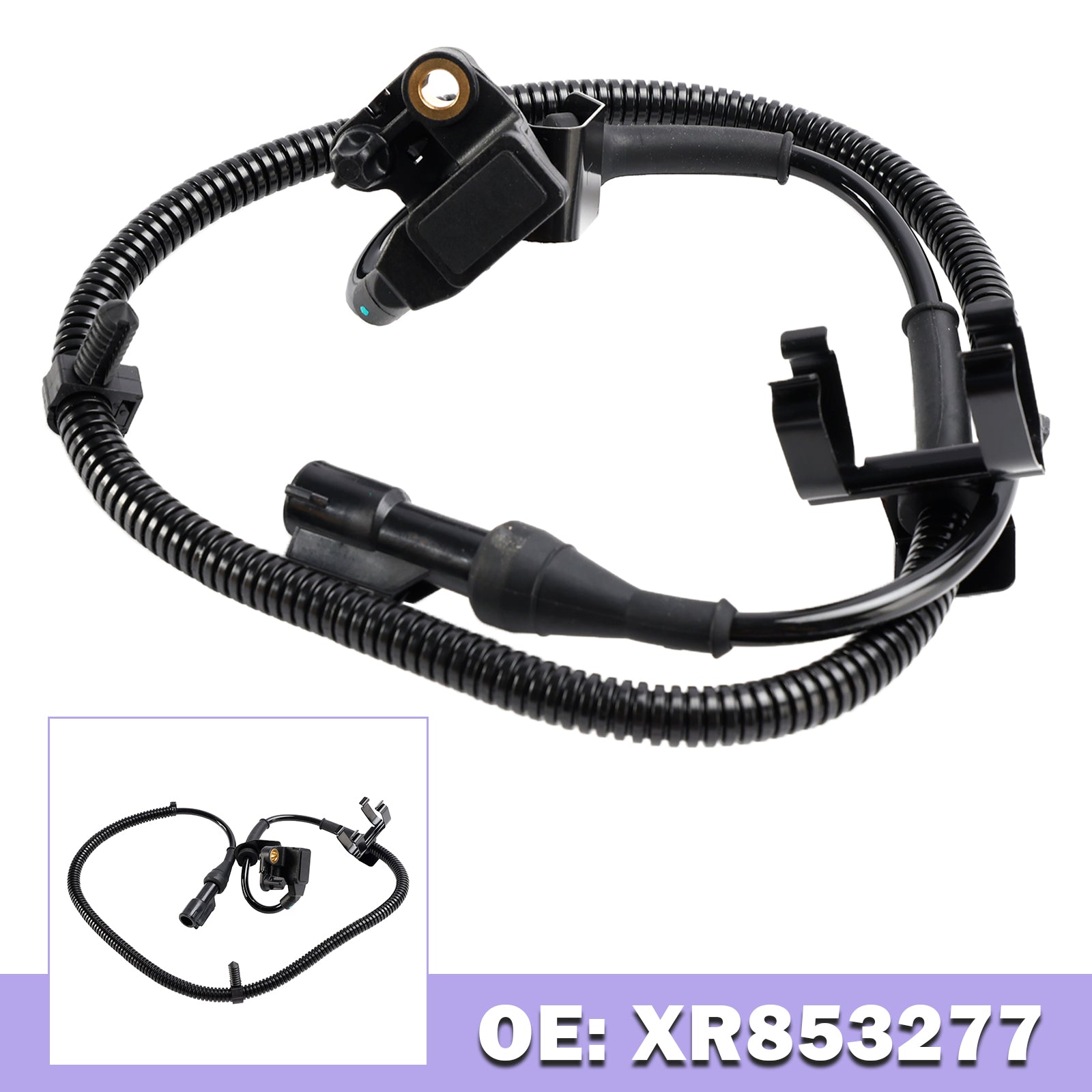 Linksachter ABS Wielsnelheidssensor XR853277 voor Jaguar S-TYPE X200 1999-2008