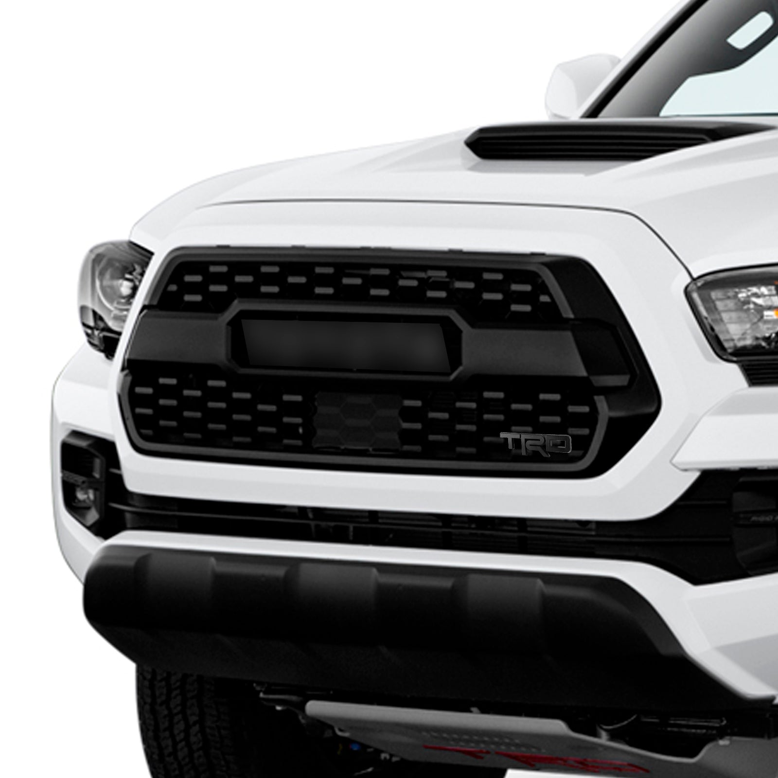 Zwart TRD Grille Badge-embleem voor Tacoma Tundra 4Runner