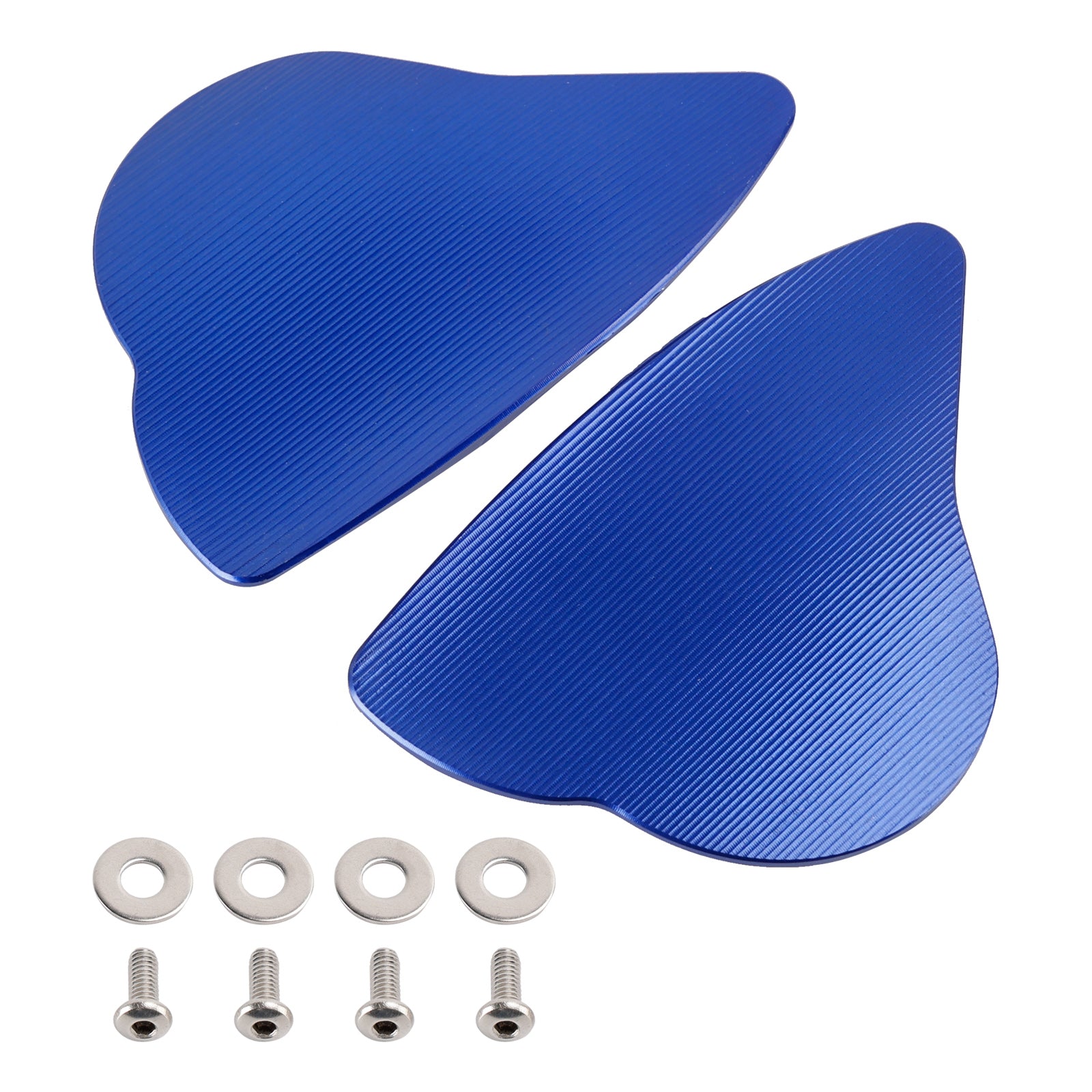 Kit de tapas de orificios para eliminadores de espejos compatibles con placas de bloqueo de espejos Yamaha YZF-R6 (2017-2023)/YZF-R7 (2022).