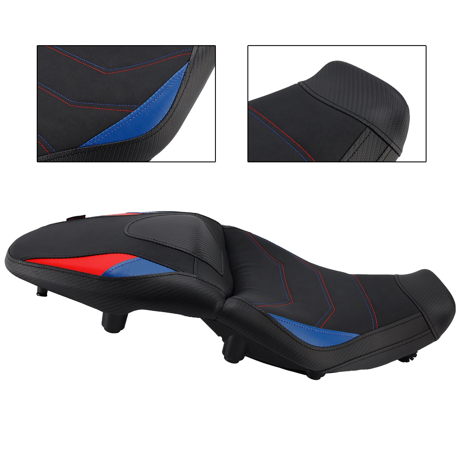2024-2025 M1000XR Front Rear Driver Passenger Seat -20mm Black